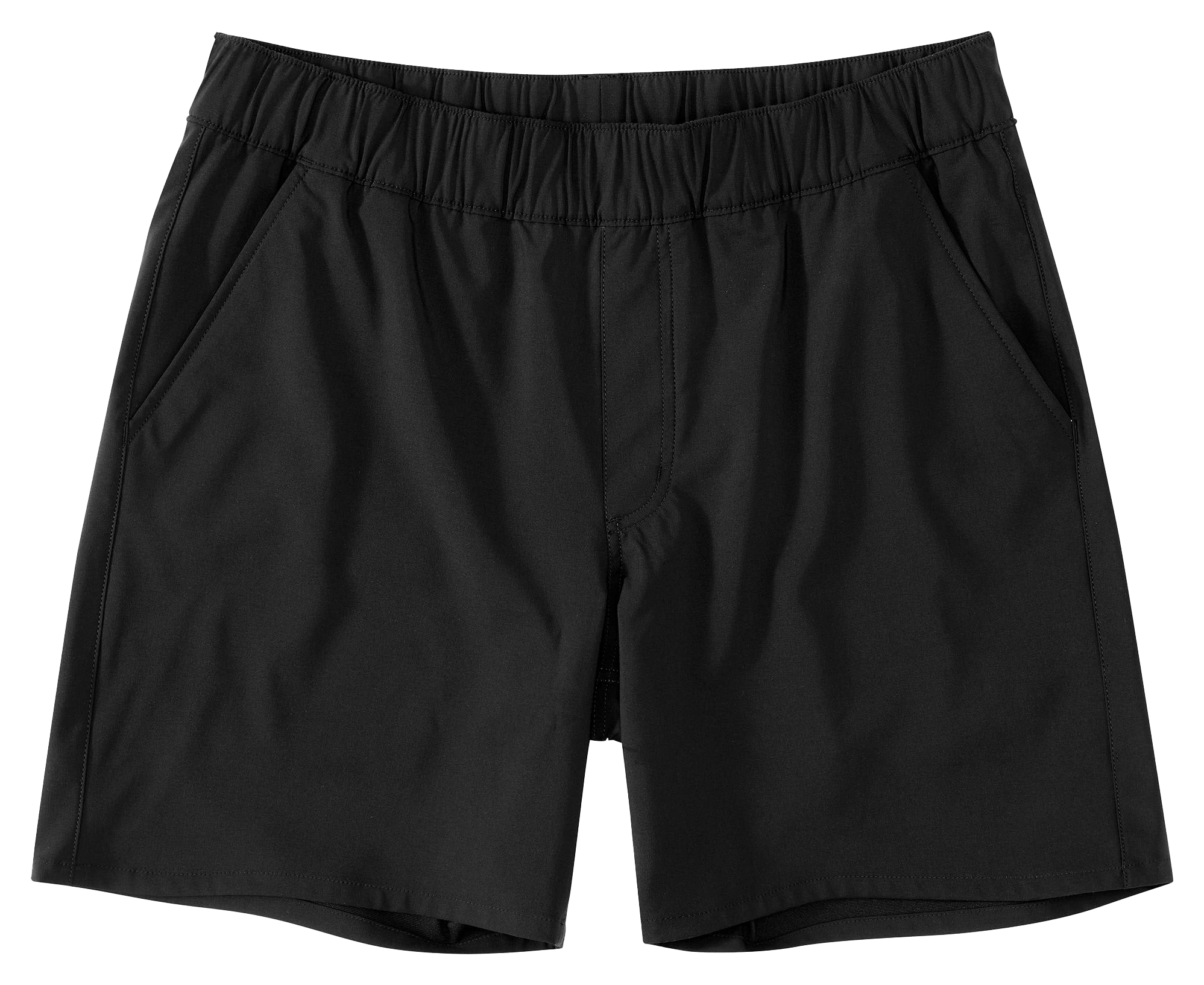 Image of Carhartt Force Sun Defender Relaxed-Fit Pull-On Shorts for Men - Black
