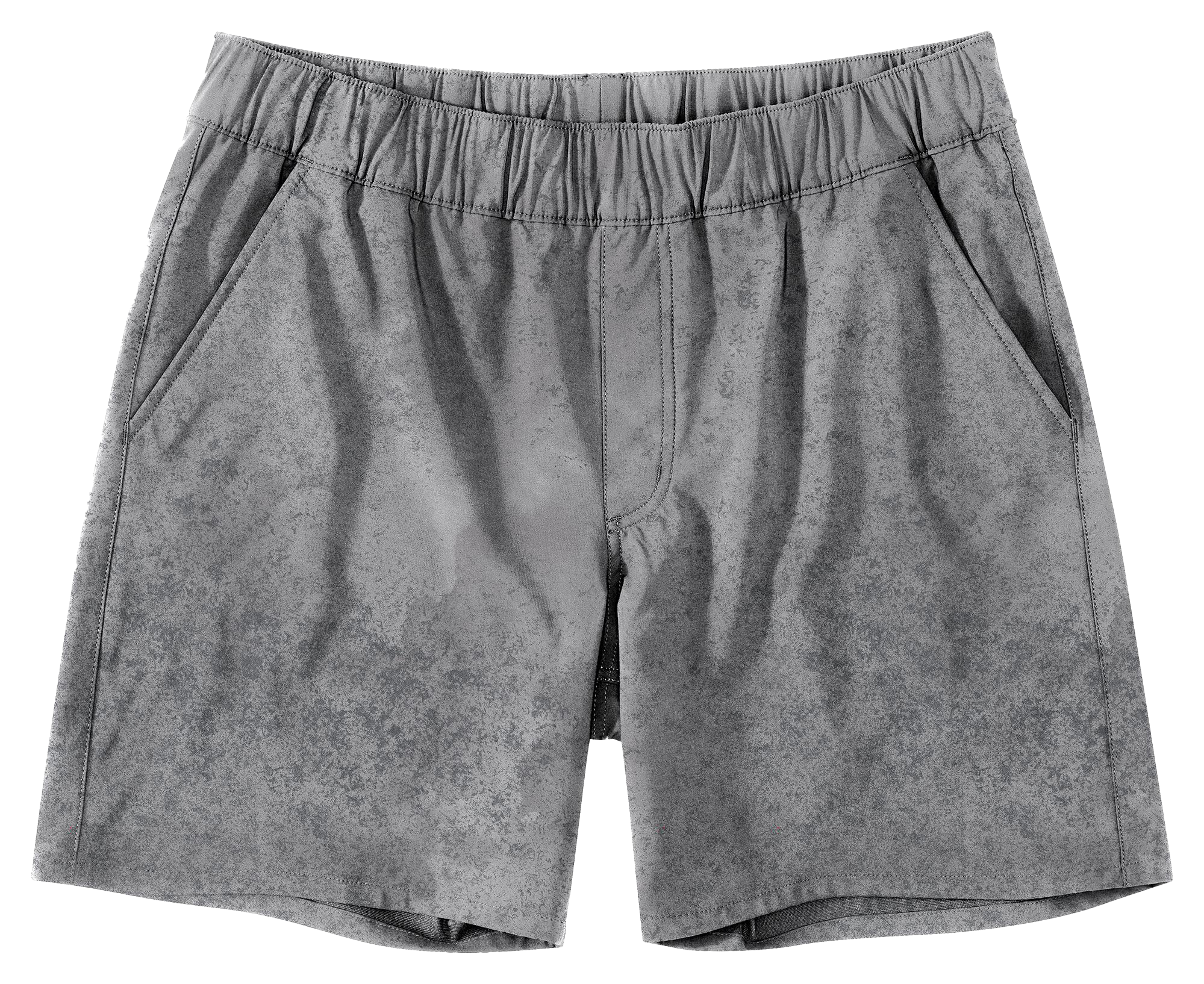 Image of Carhartt Force Sun Defender Relaxed-Fit Pull-On Shorts for Men - Steel Watercolor Camo