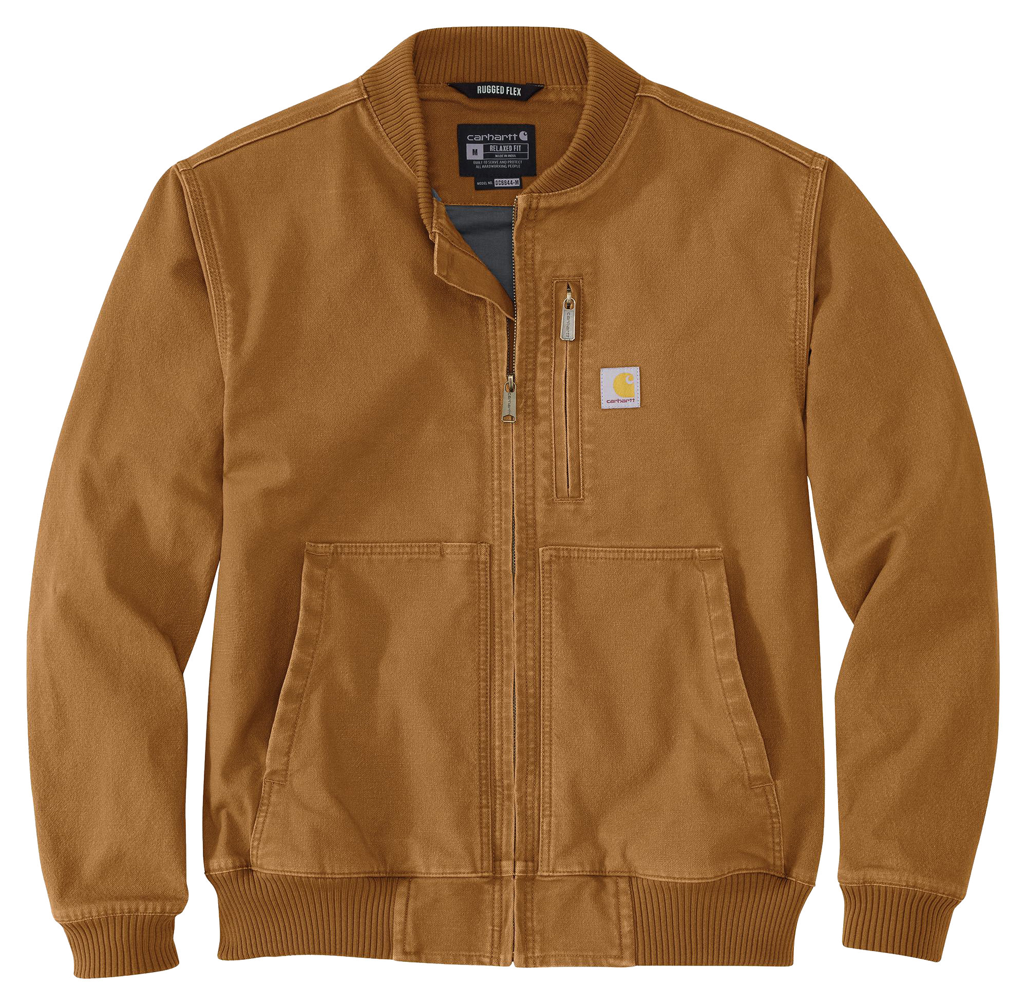 Image of Carhartt Rugged Flex Duck Relaxed-Fit Bomber Jacket for Men