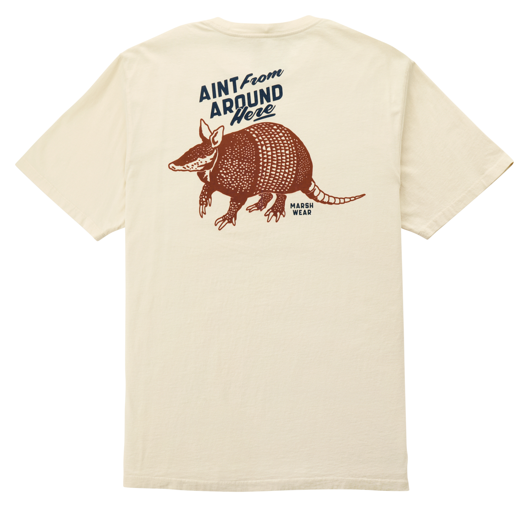 Image of Marsh Wear Aint From Around Here Short-Sleeve T-Shirt for Men - Vintage White