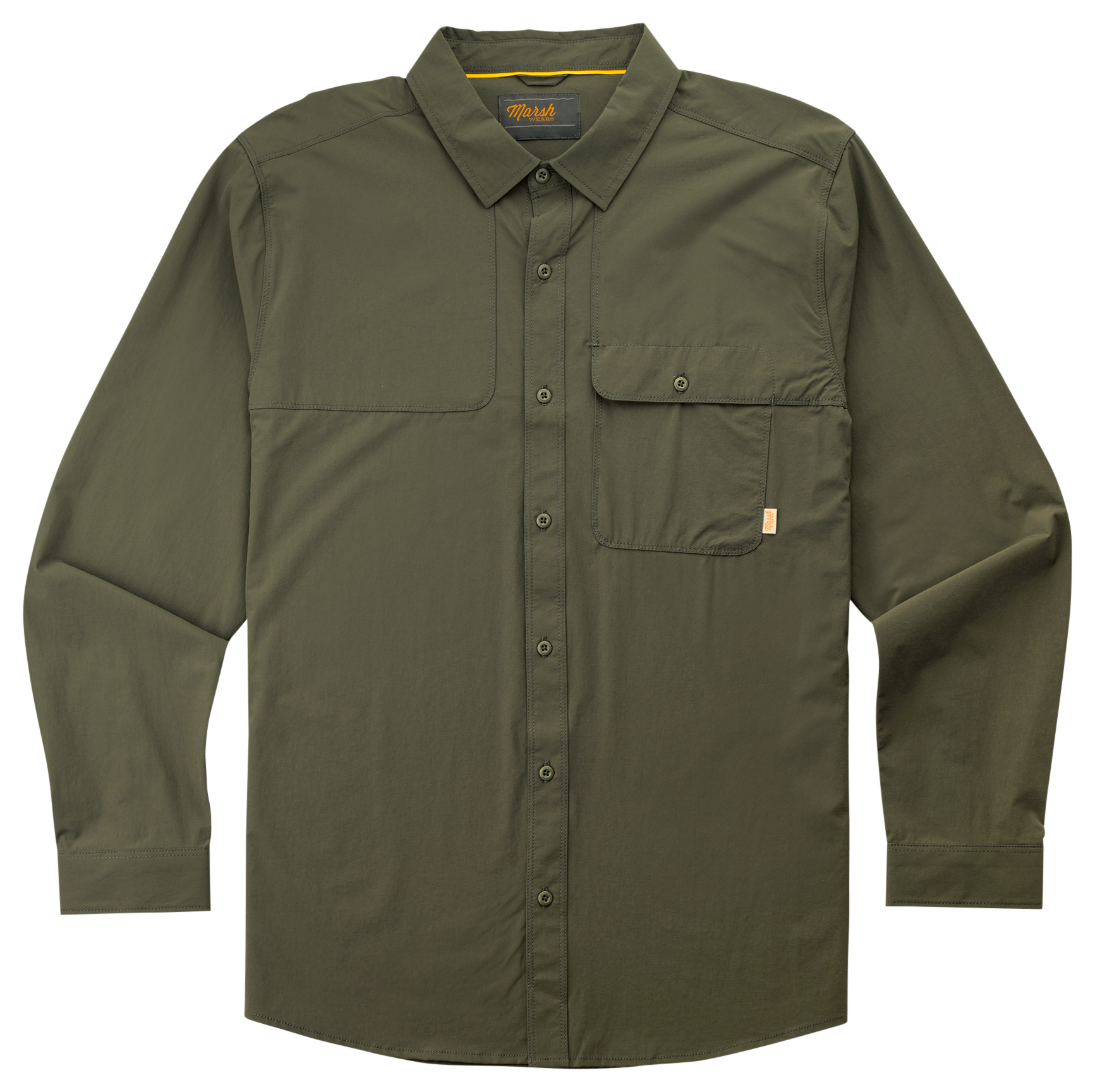 Image of Marsh Wear Big Pine Field Long-Sleeve Shirt - Fossil