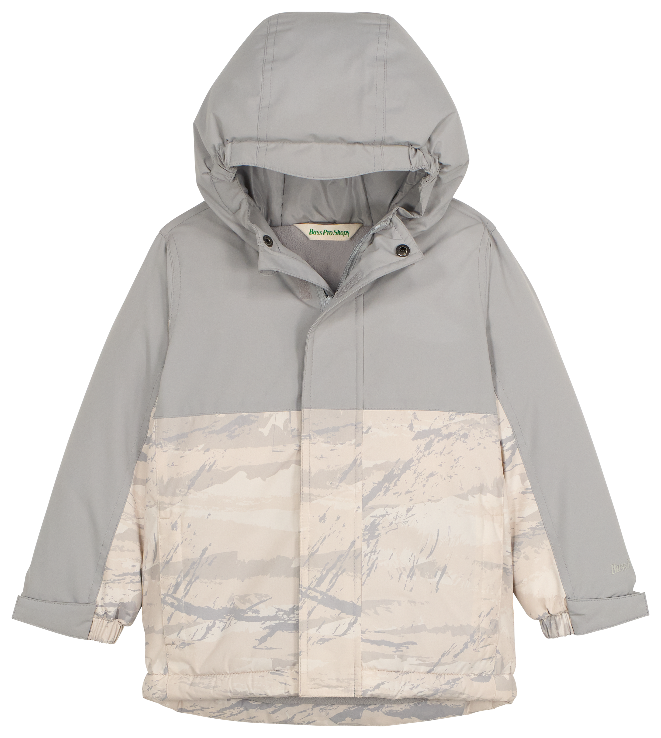 Image of Bass Pro Shops Parka for Toddlers - Grey Camo - 4T