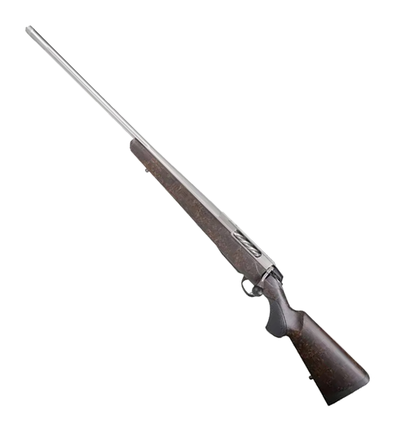 Image of "Tikka T3x Lite Roughtech Bolt-Action Rifle - 6.5 Creedmoor - 24.3"" - Left Hand - Stainless Steel - Ember/Black"