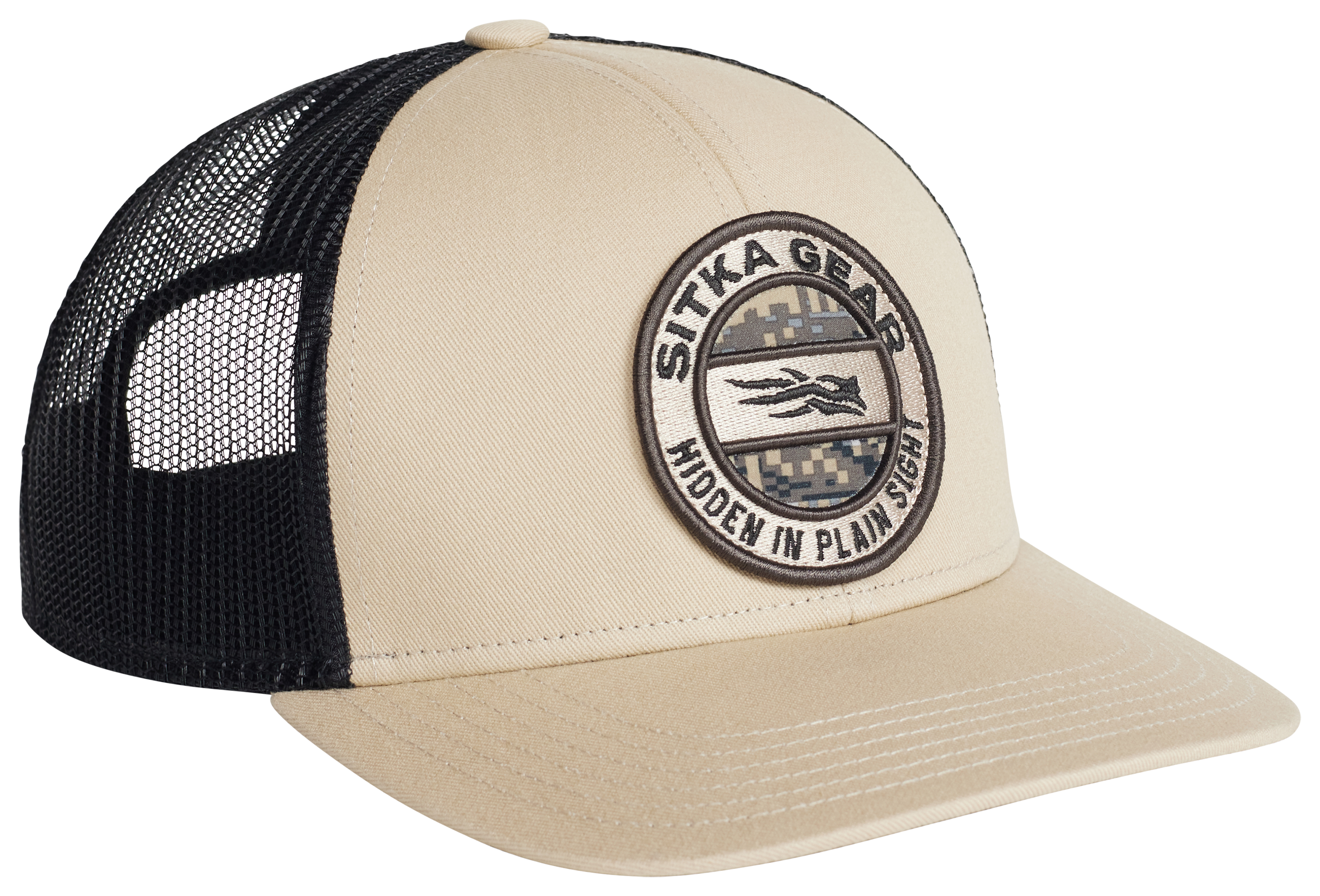 Image of SITKA Hidden OPTIFADE Mesh Mid-Pro Trucker Cap - Oak/Optifade Elevated II