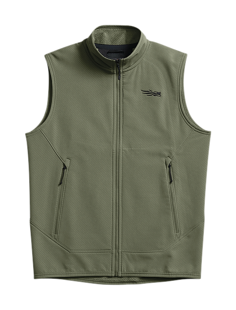 Image of SITKA Olive Green Alpha Fleece Vest for Men - XL