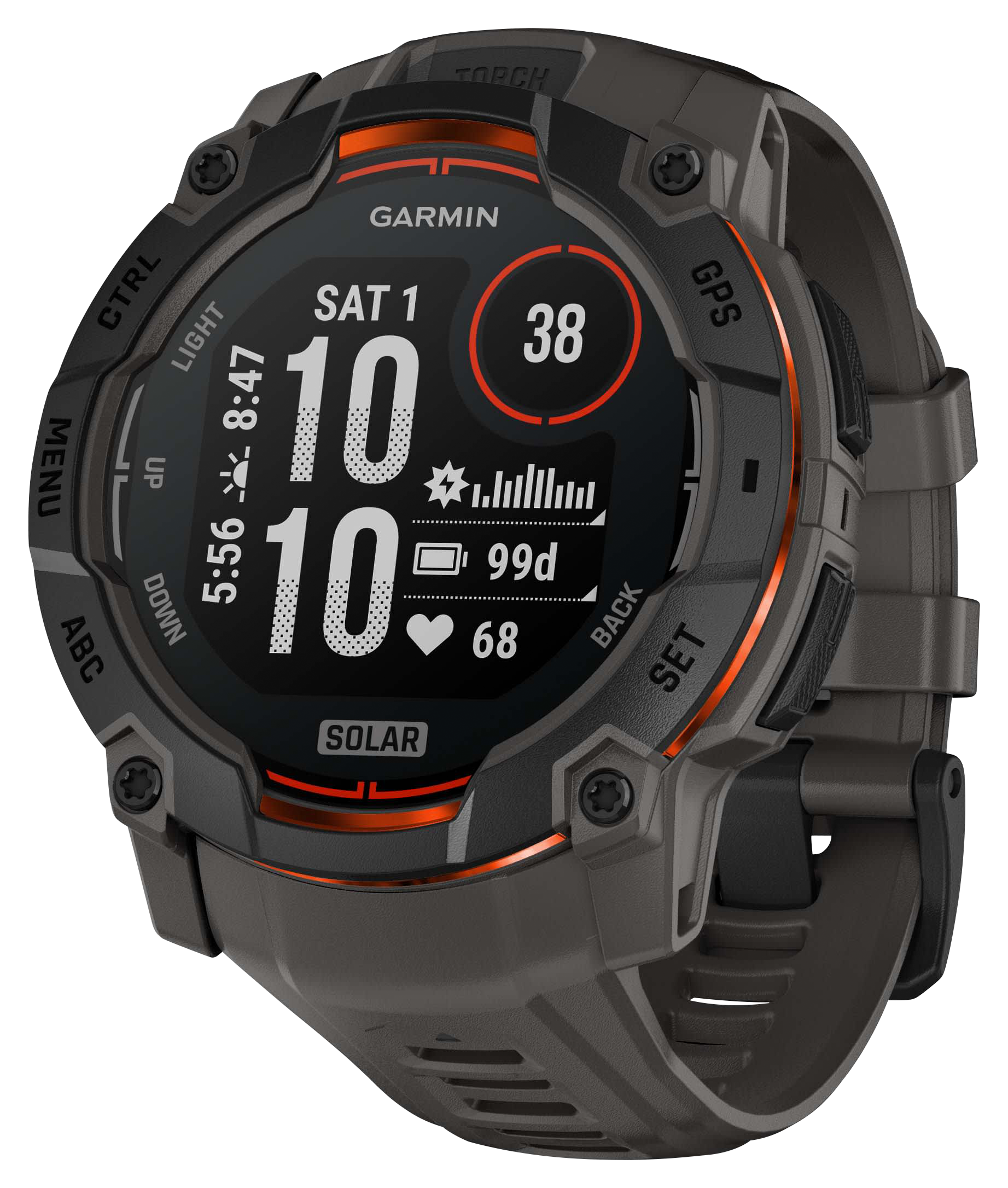 GARMIN Instinct 3 Solar 50mm GPS Smartwatch