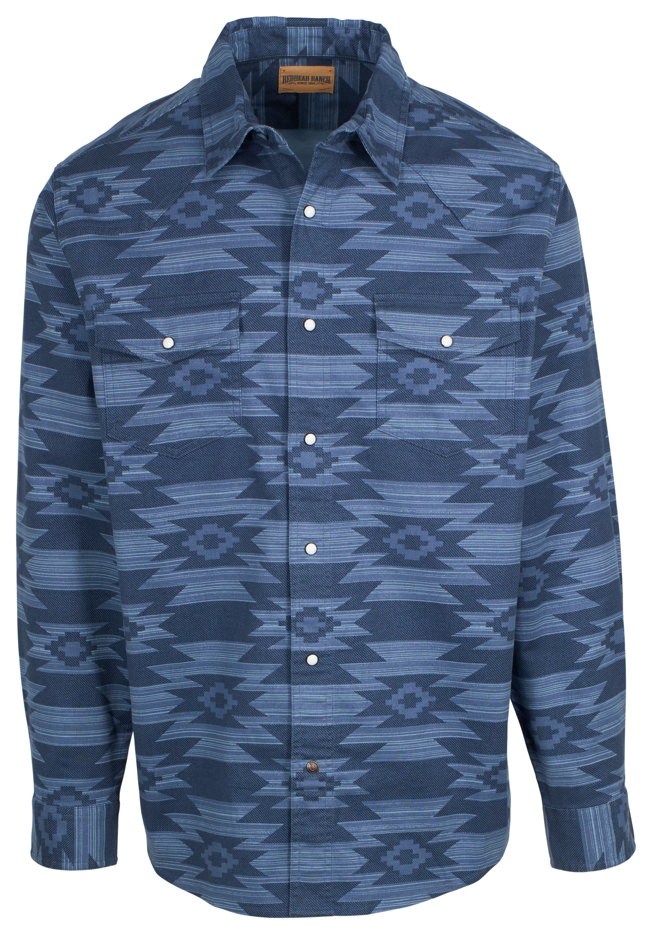 Image of RedHead Ranch Weston Flannel Long-Sleeve Shirt for Men - Indigo
