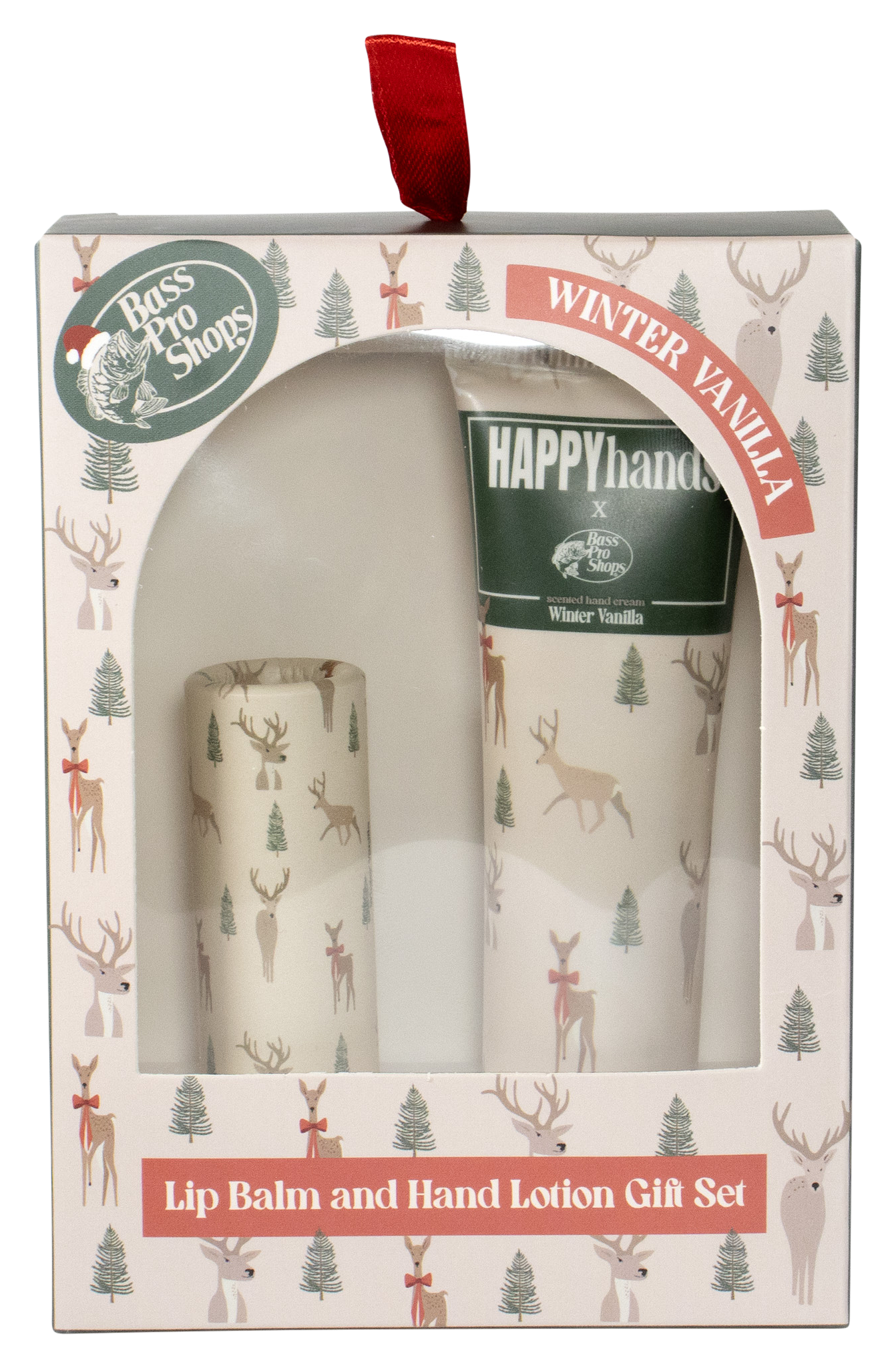 Image of Bass Pro Shops Vanilla Plaid Lip Balm and Hand Lotion Gift Set