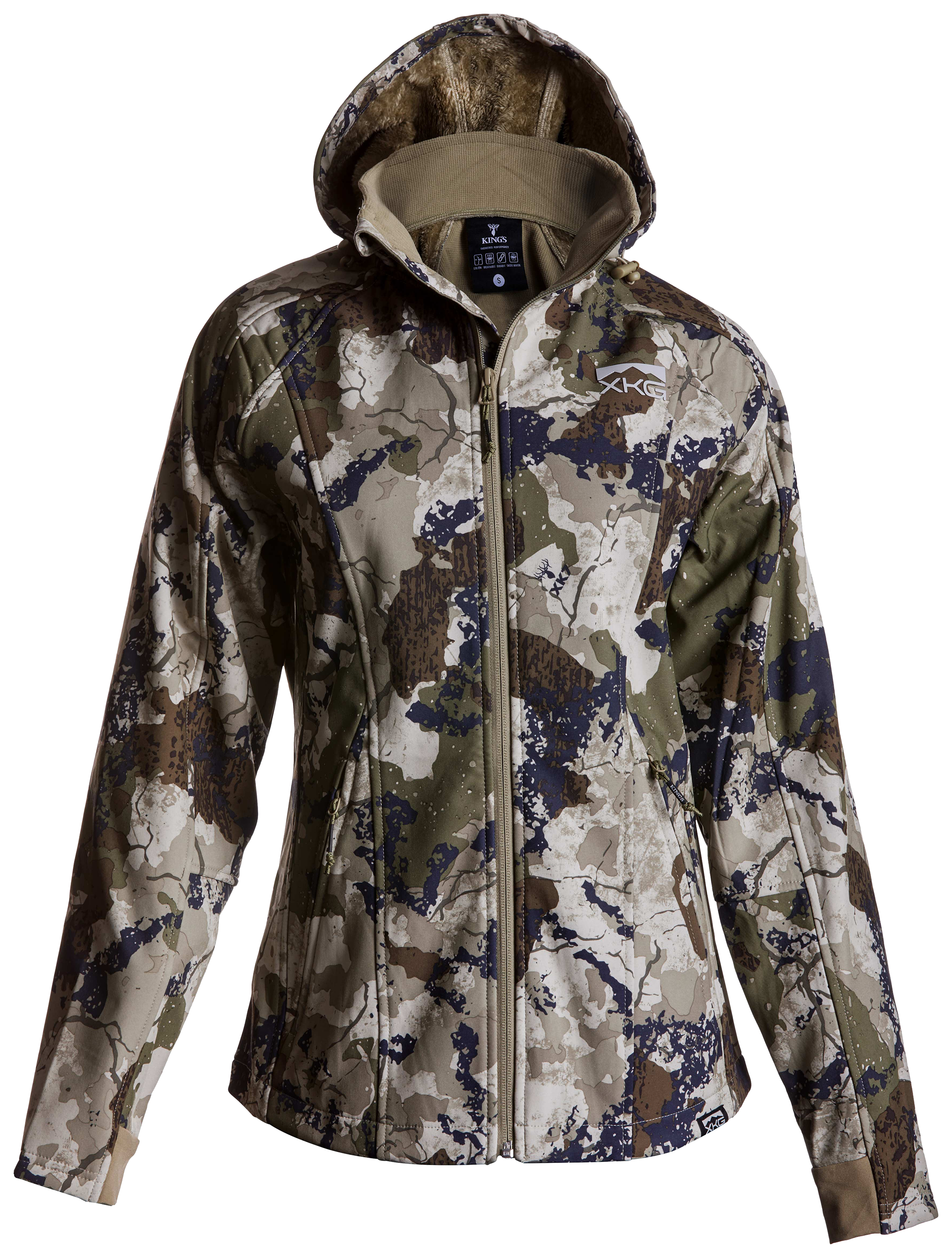 Image of Kings Camo XKG Boulder Soft-Shell Jacket for Ladies - Kings Camo XK7 - S