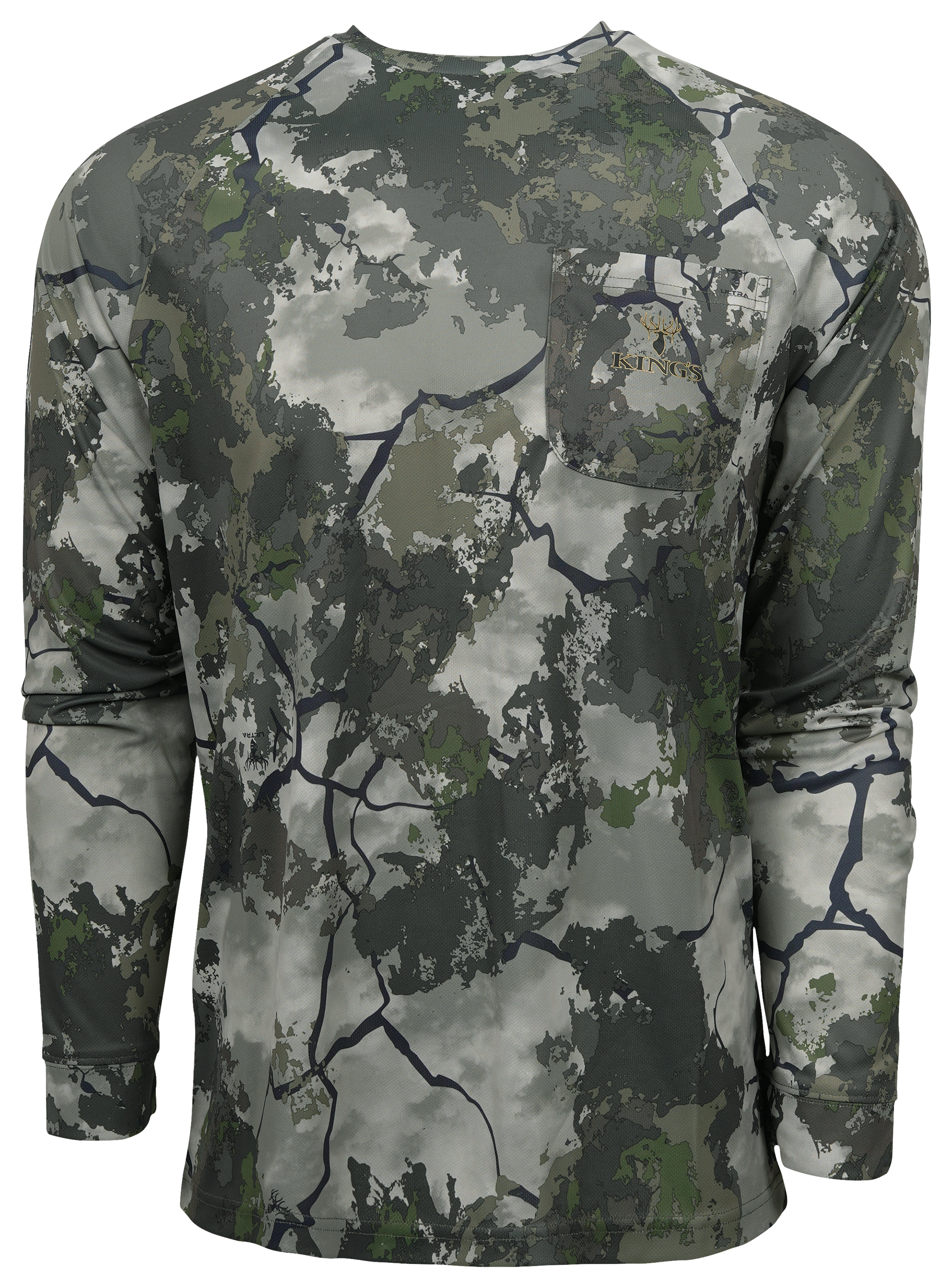 Image of Kings Camo Hunter Long-Sleeve T-Shirt for Men - Kings Camo KC Ultra