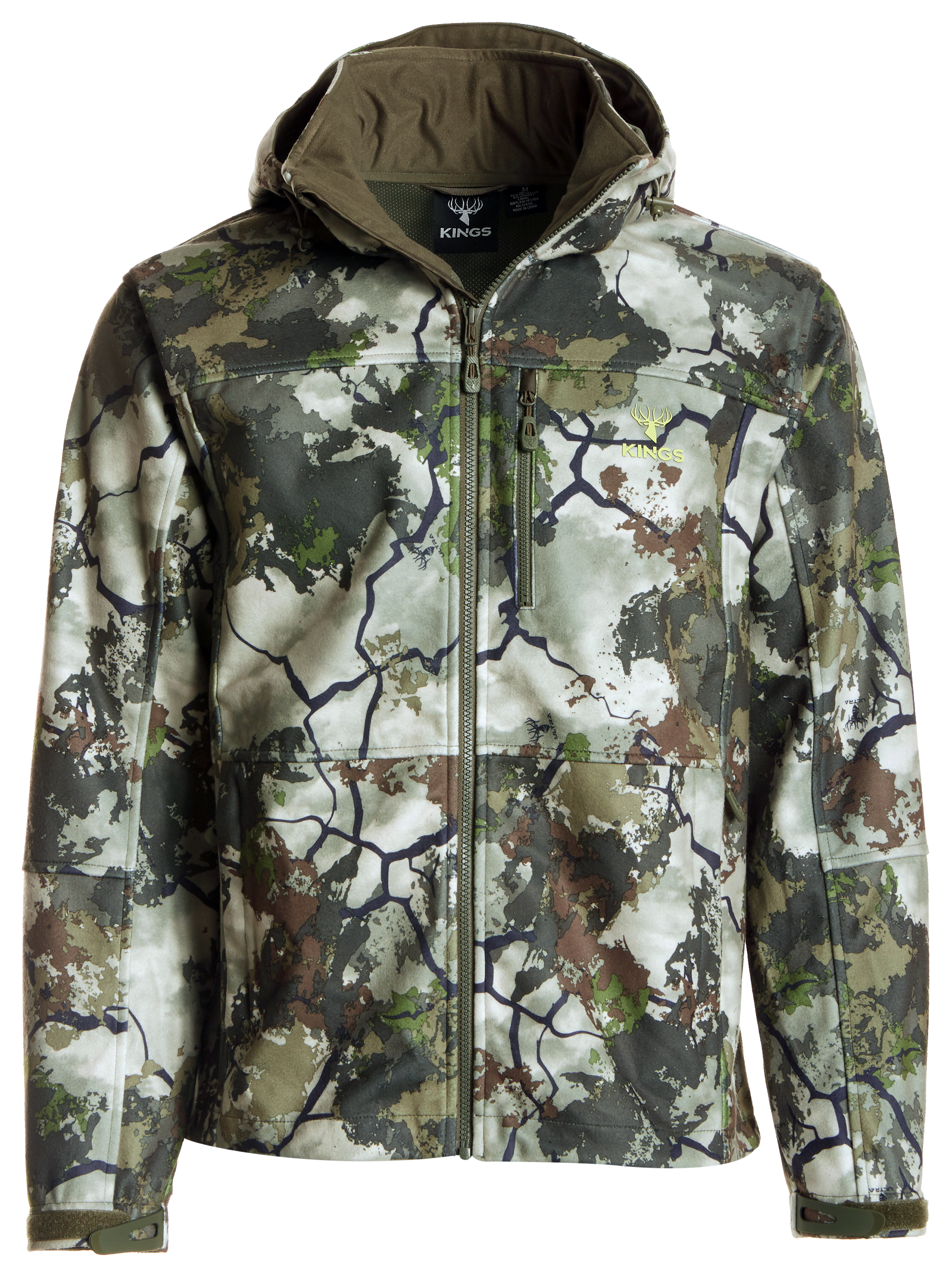 Image of Kings Camo Hunter Series Wind-Defender Fleece Jacket for Men - Kings Camo KC Ultra - 3XL
