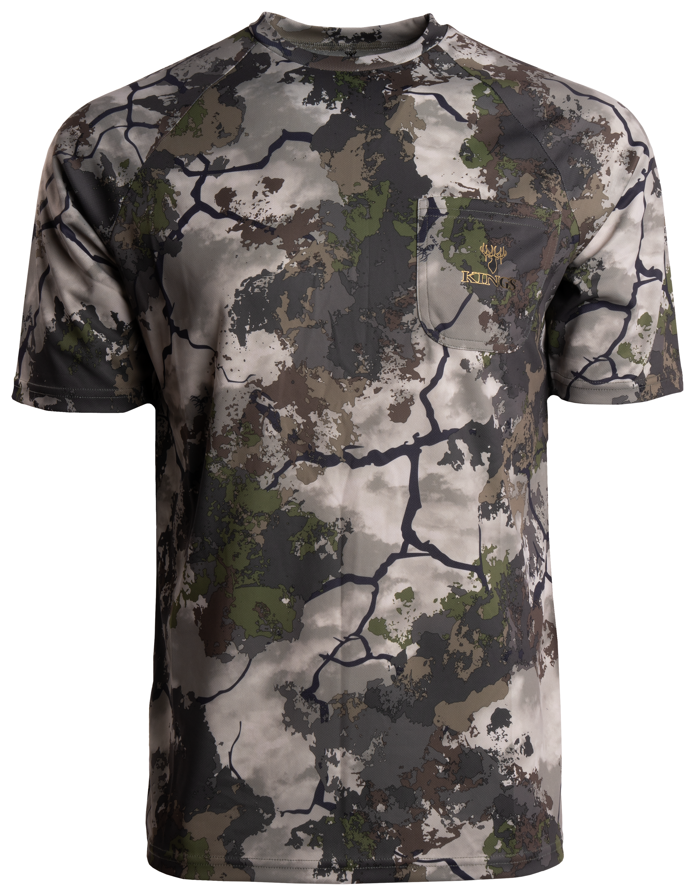 Image of Kings Camo Hunter Short-Sleeve Pocket T-Shirt for Men - Kings Camo KC Ultra