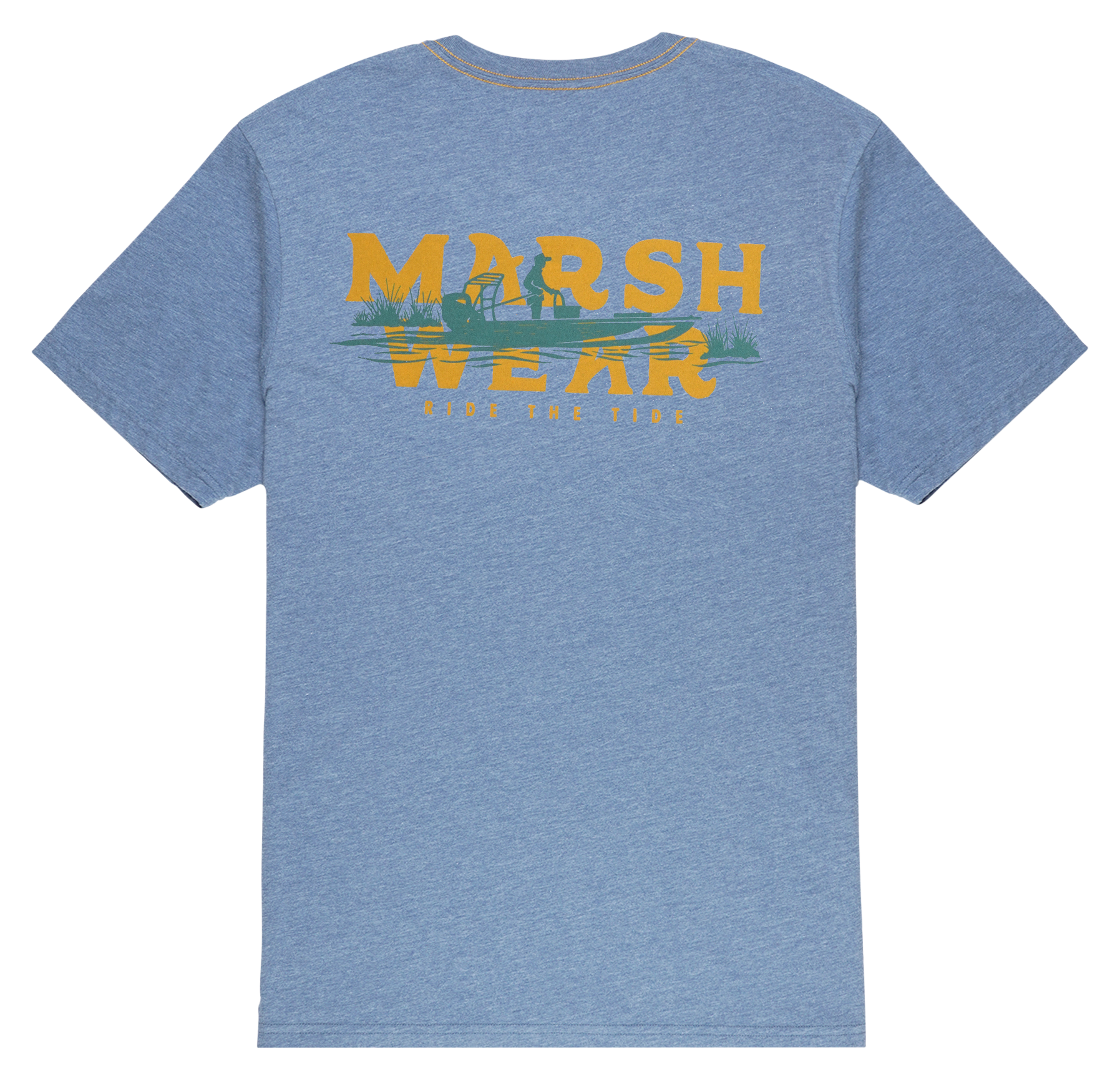 Image of Marsh Wear Drifter Short-Sleeve T-Shirt for Men - Bluefin Heather