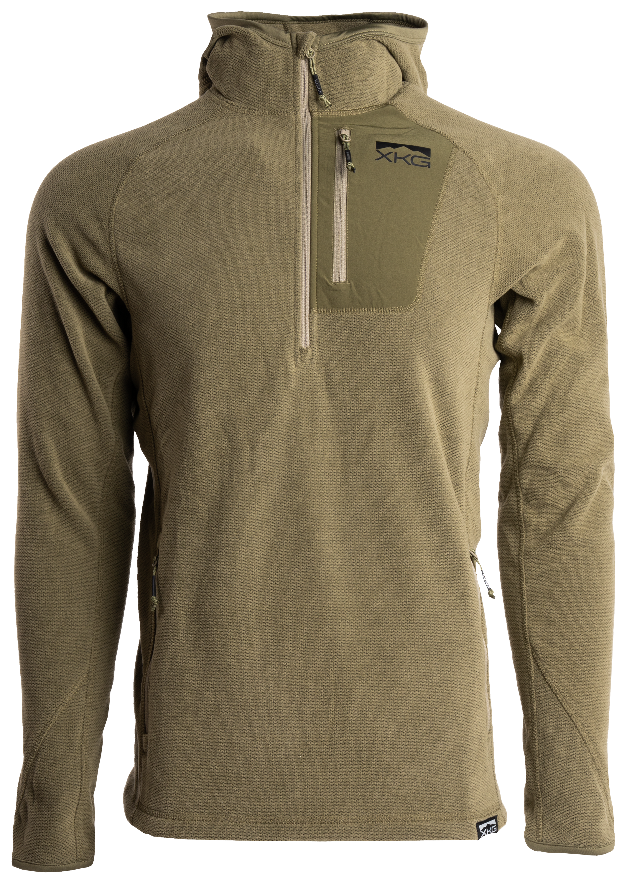Image of Kings Camo XKG Covert Hoodie for Men - Olive