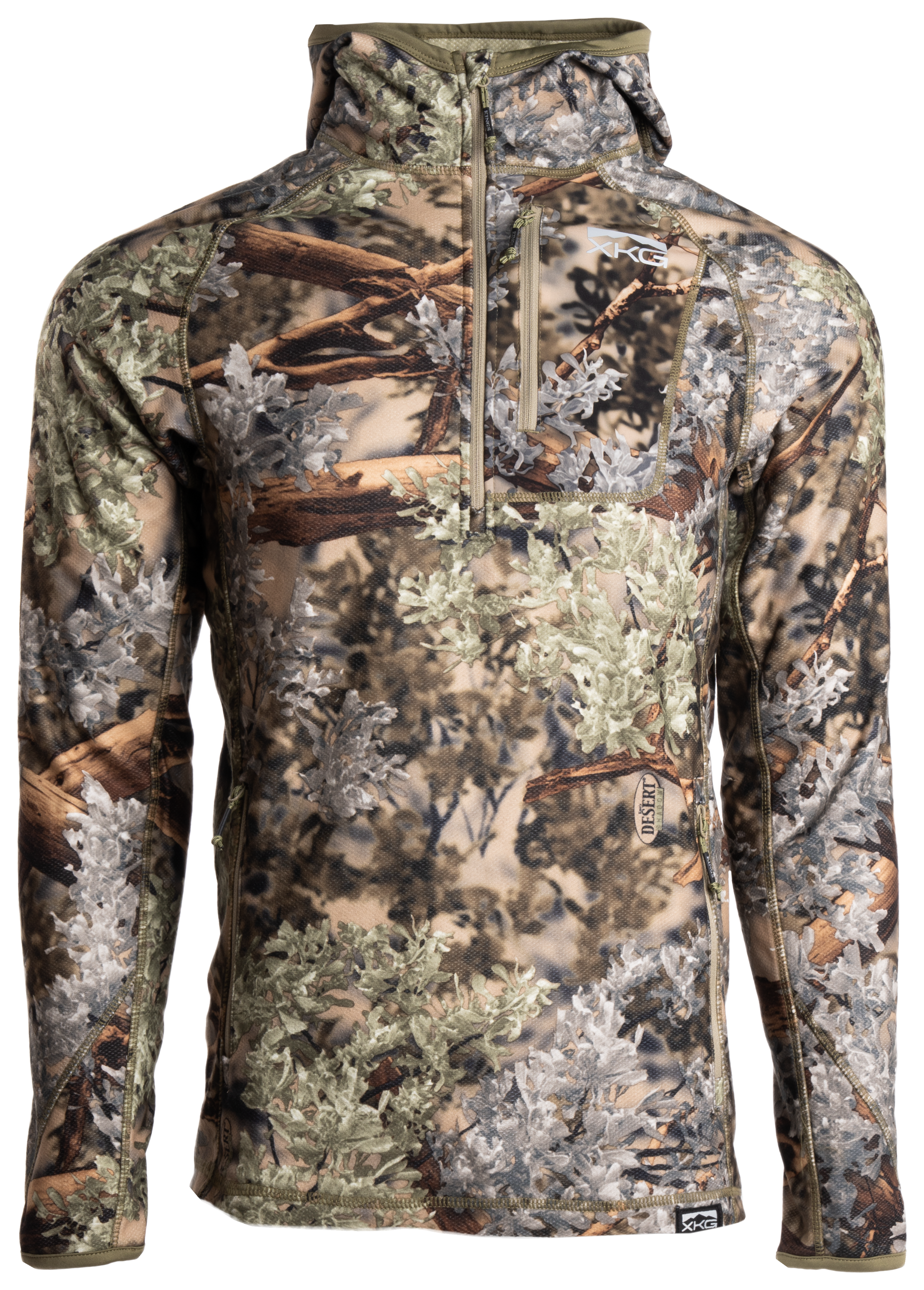 Image of Kings Camo XKG Covert Hoodie for Men - Kings Camo Desert Shadow - 2XL