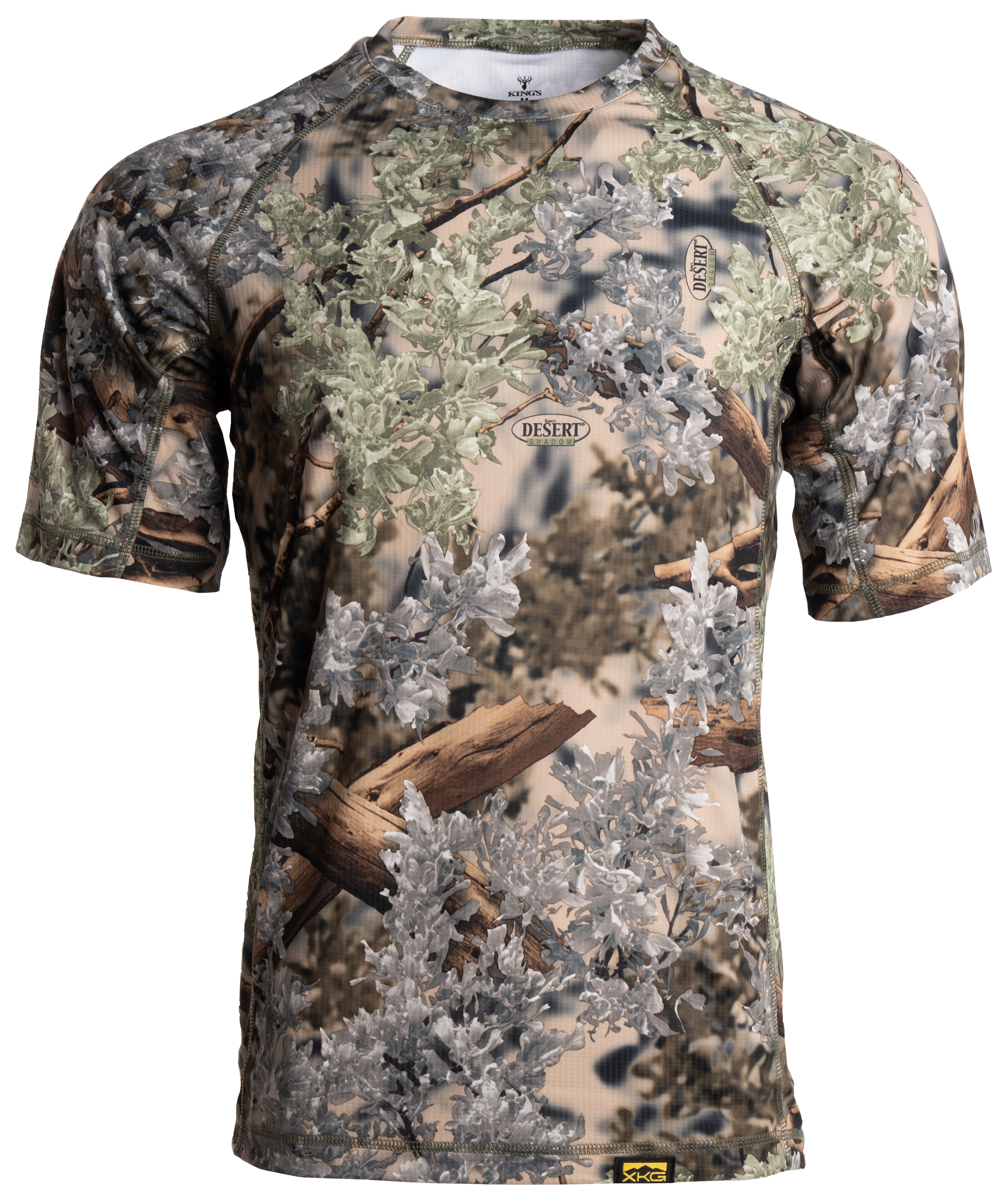 Image of Kings Camo XKG Elevation Short-Sleeve T-Shirt for Men - Kings Camo Desert Shadow