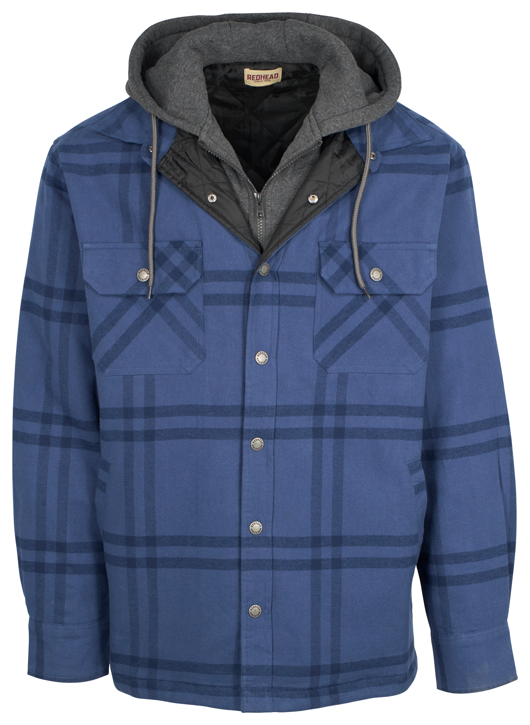 Image of RedHead Bull Creek Long-Sleeve Shirt Jacket for Men - Indigo - L