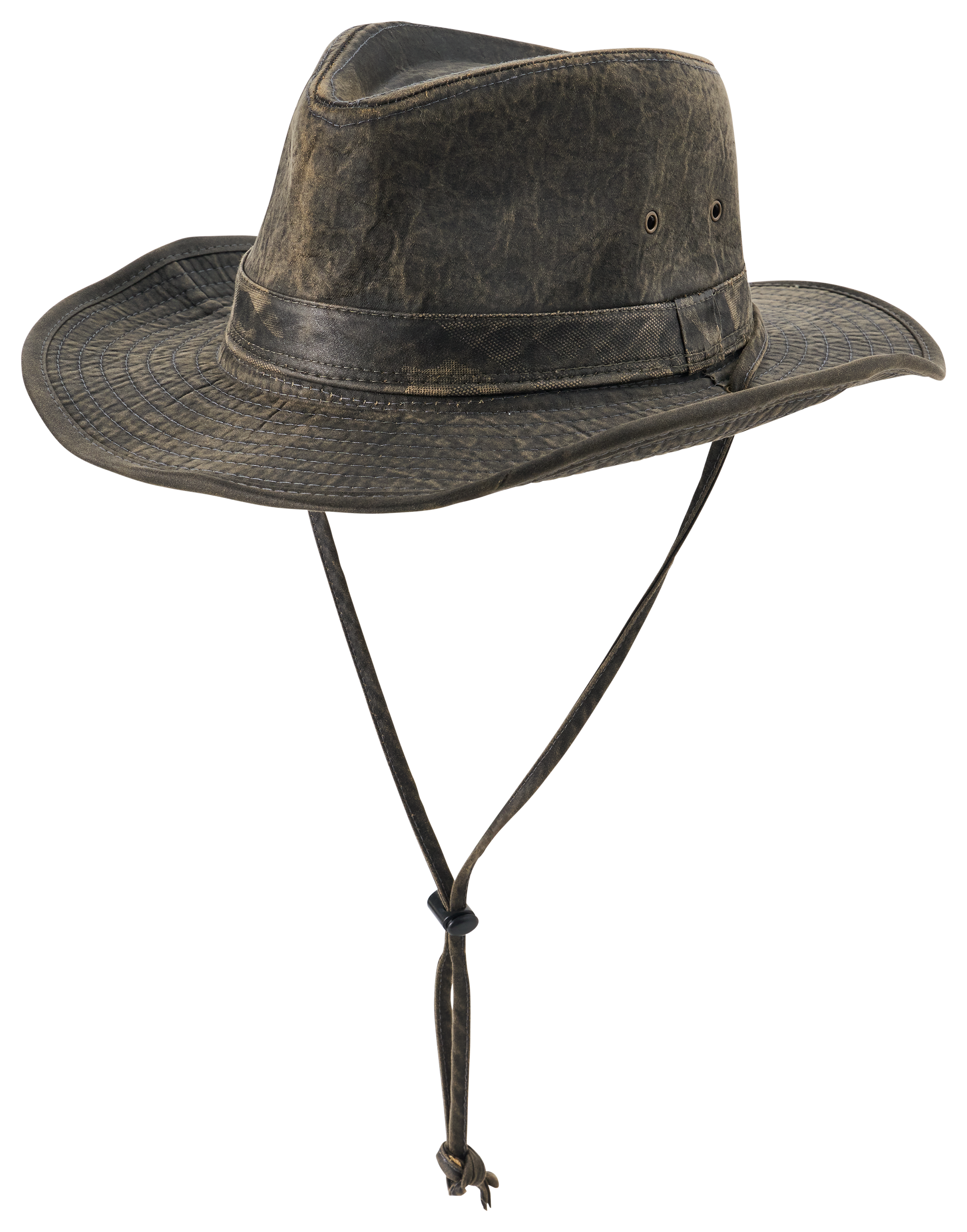 Image of RedHead Weathered Cotton Safari Hat for Men - Black - L