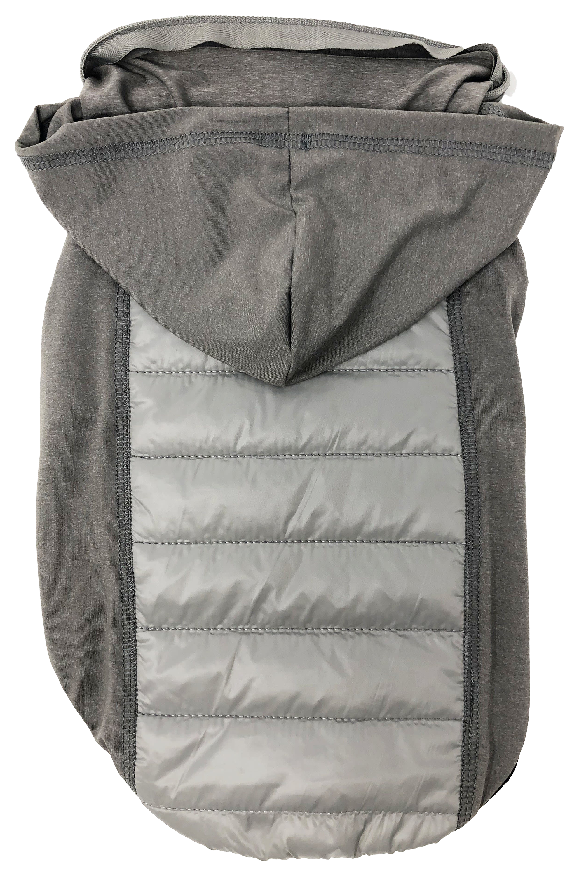 Image of Pet Life Apex Lightweight Hybrid Hooded Coat for Dogs - Grey - Medium