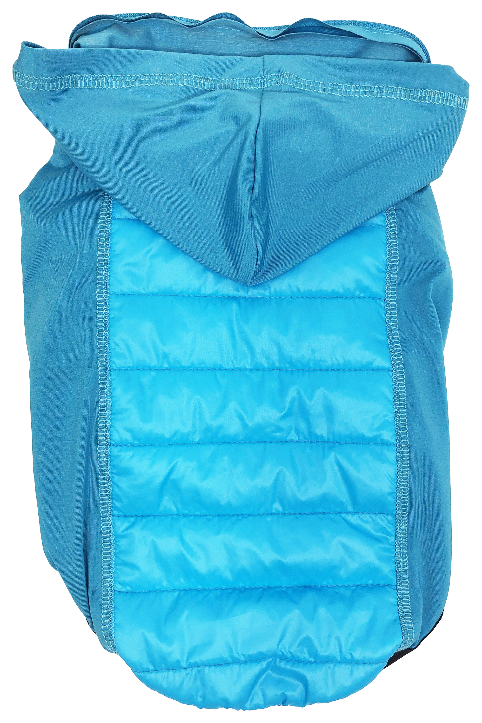 Image of Pet Life Apex Lightweight Hybrid Hooded Coat for Dogs - Blue - Large