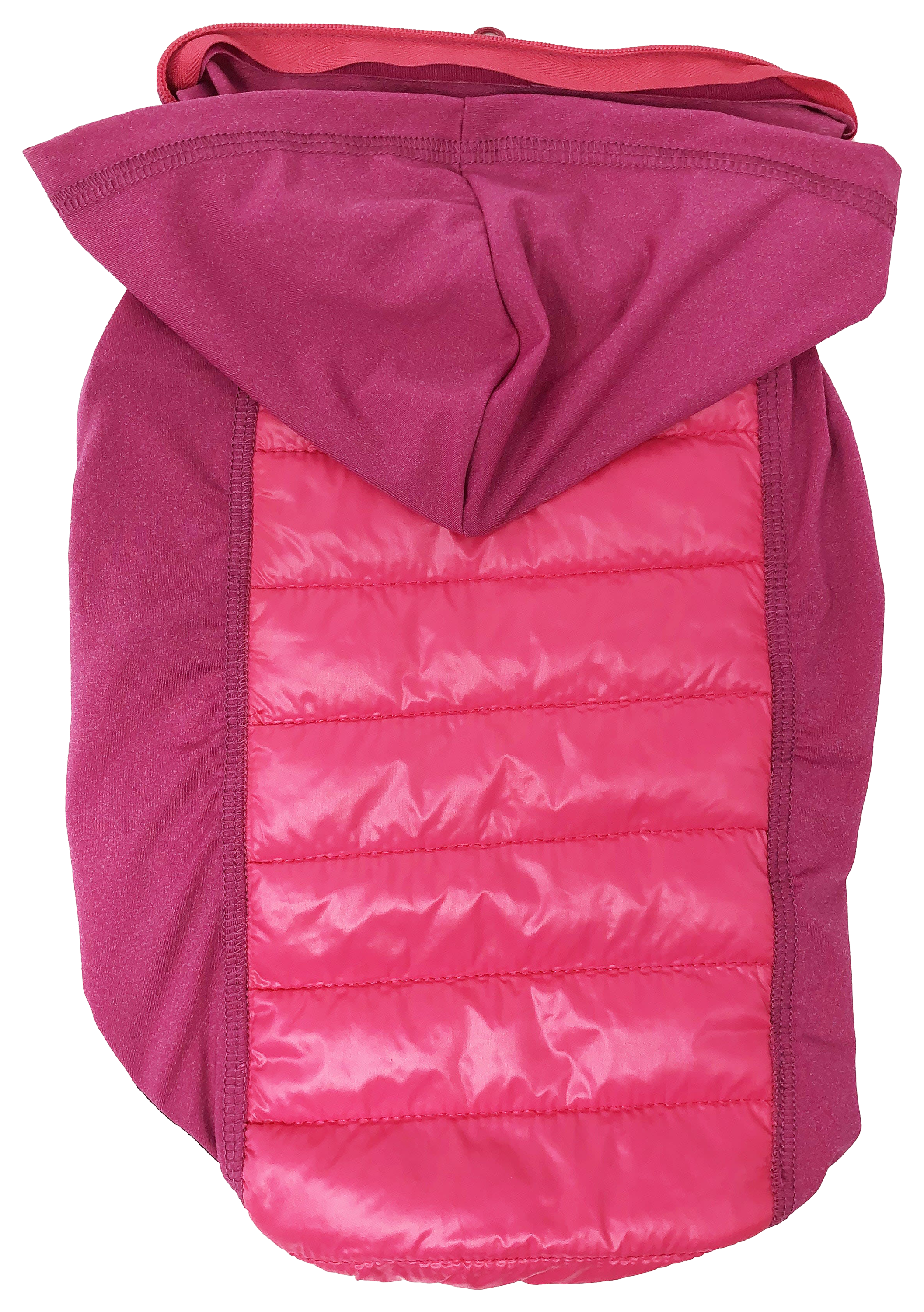 Image of Pet Life Apex Lightweight Hybrid Hooded Coat for Dogs - Pink - Medium