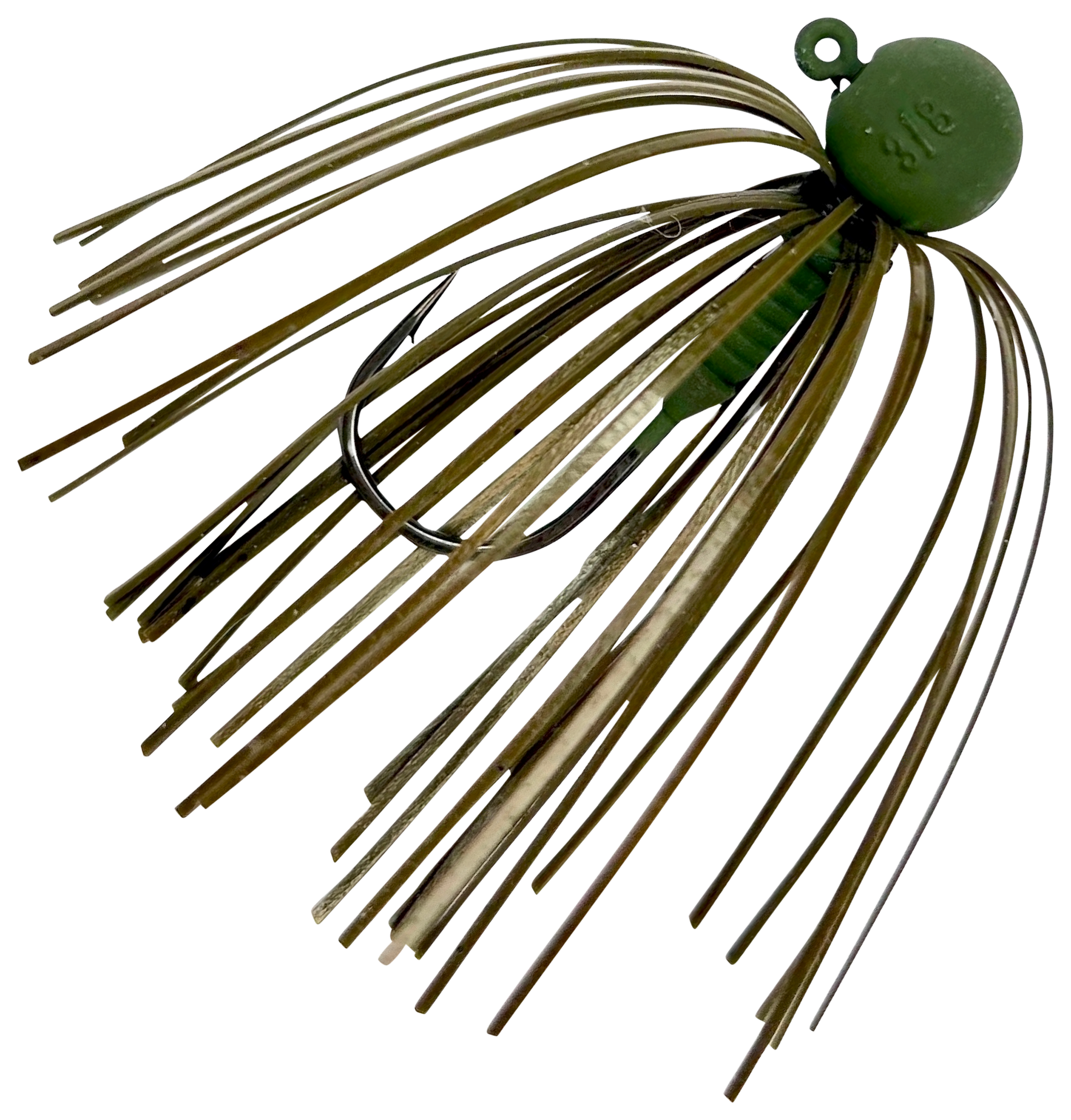 Image of Beast Coast Tungsten Compound Open-Water Sniper Jig - MB Pumpkin - 1/4 oz.