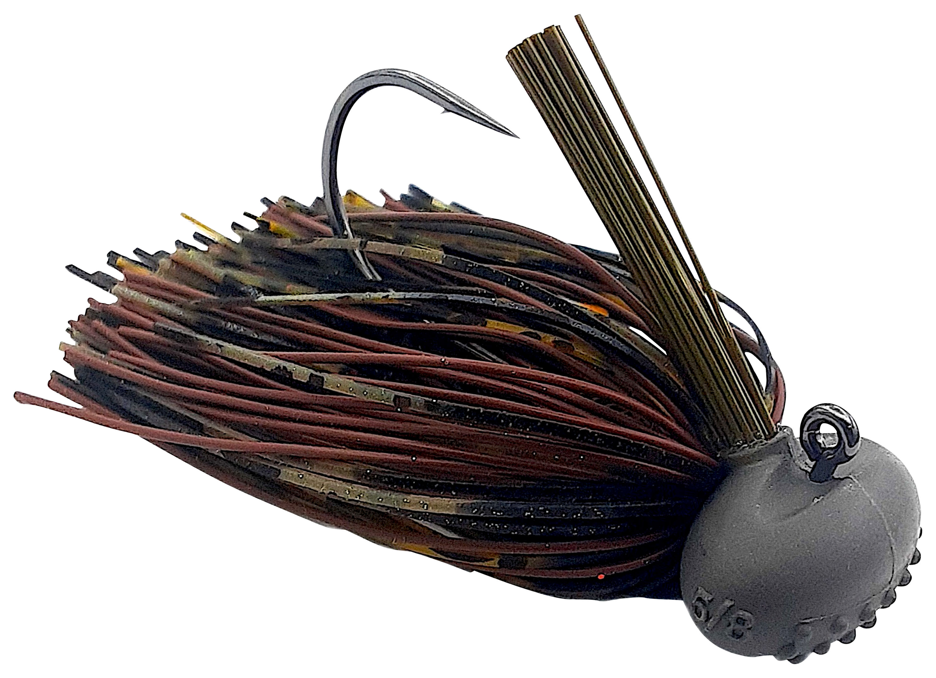 Image of Beast Coast Tungsten Compound Baby 'Dozer Football Jig - Stealth Craw - 7/16 oz.