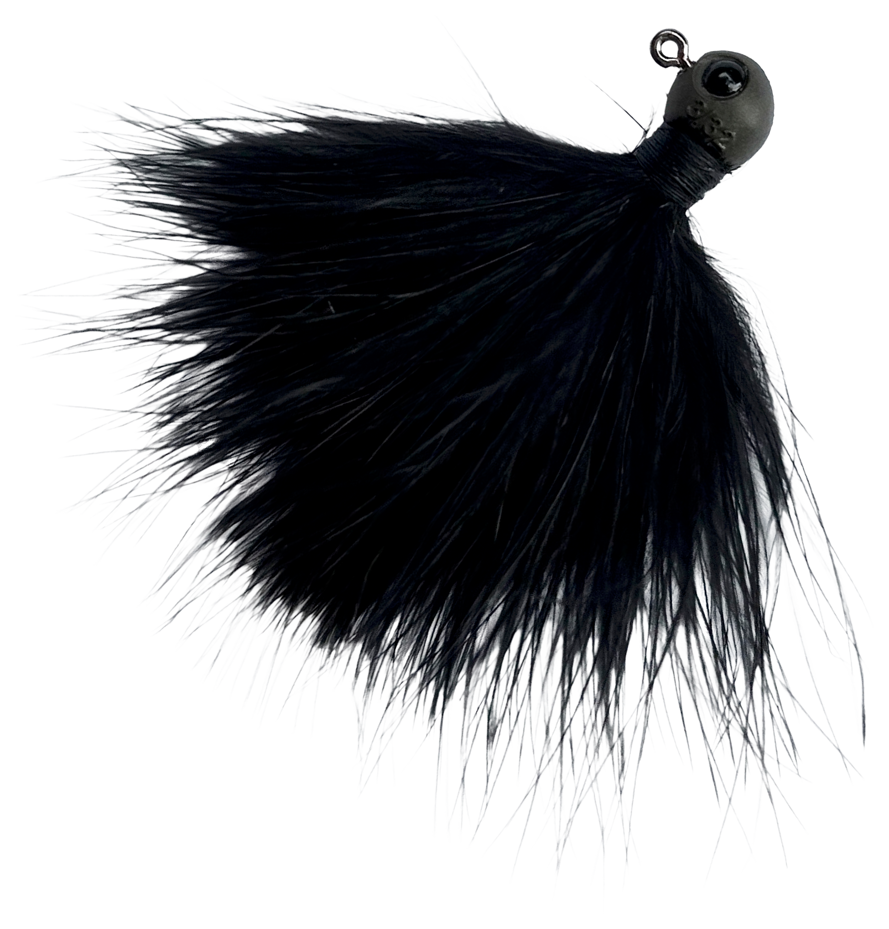 Image of Beast Coast Tungsten Compound Superfly Hair Jig - Black - 3/32 oz.