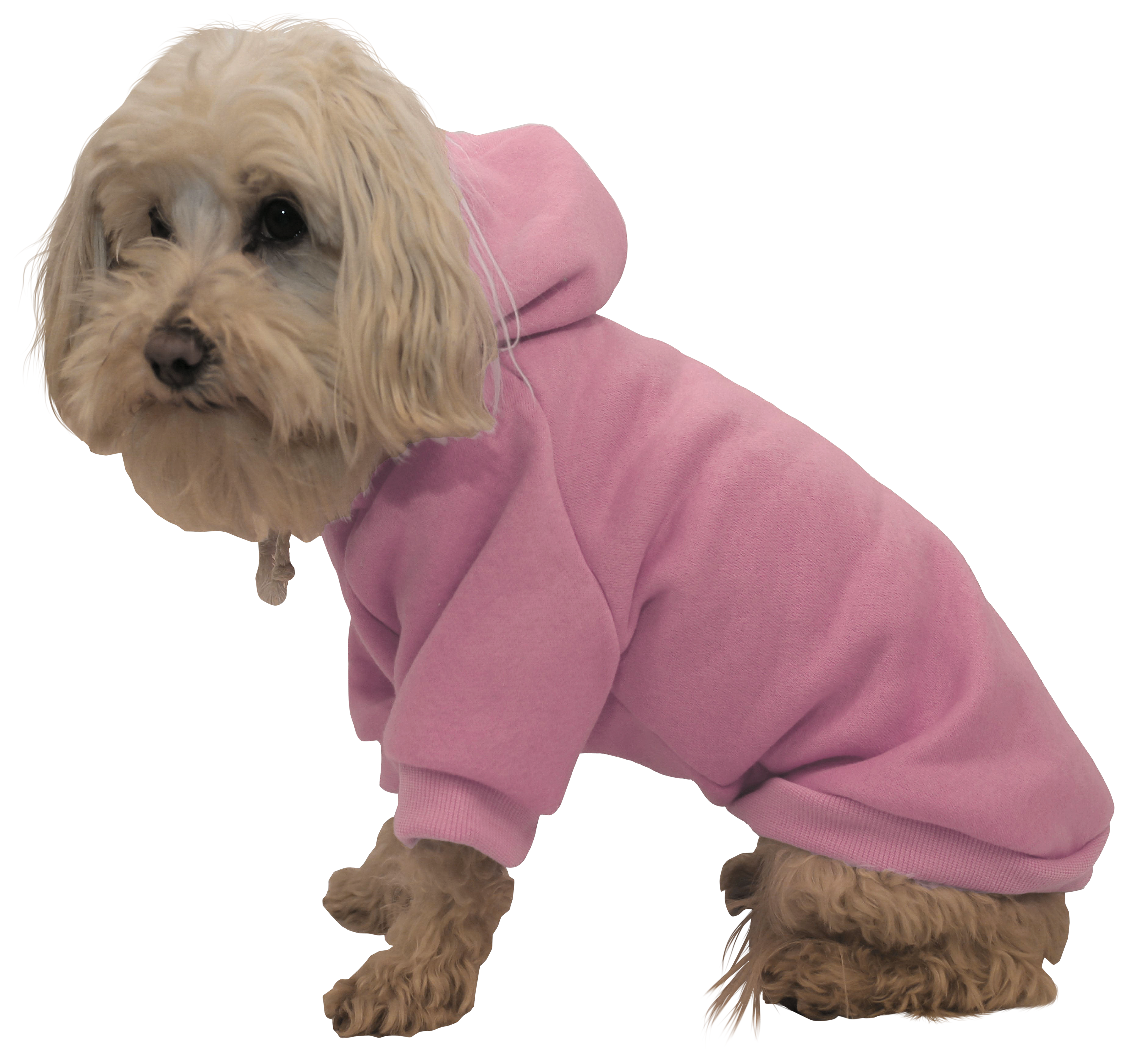 Image of Pet Life American Classic Hooded Sweater for Dogs - Pink - Small