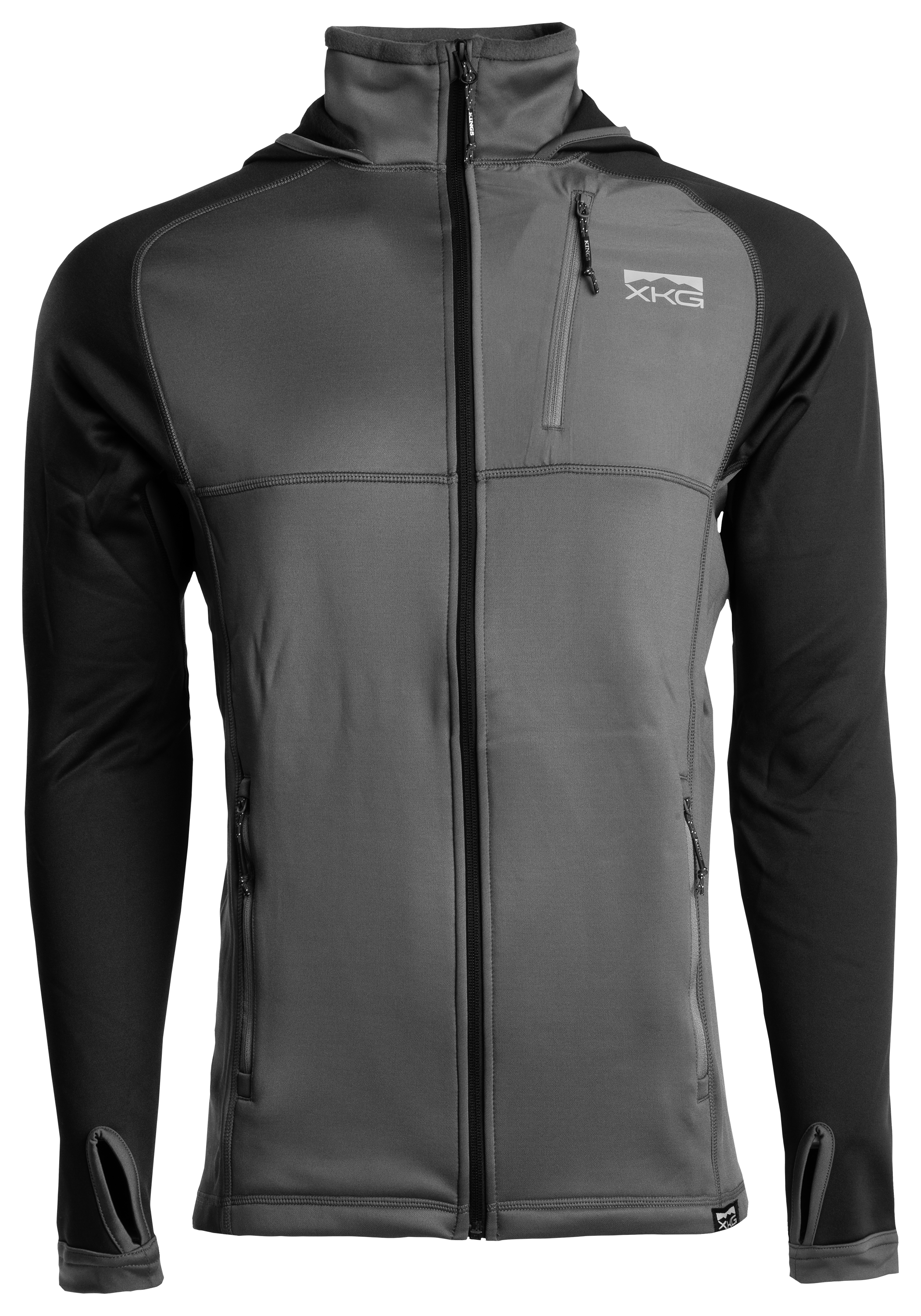 Image of Kings Camo XKG Pinnacle Jacket for Men - Charcoal - 3XL