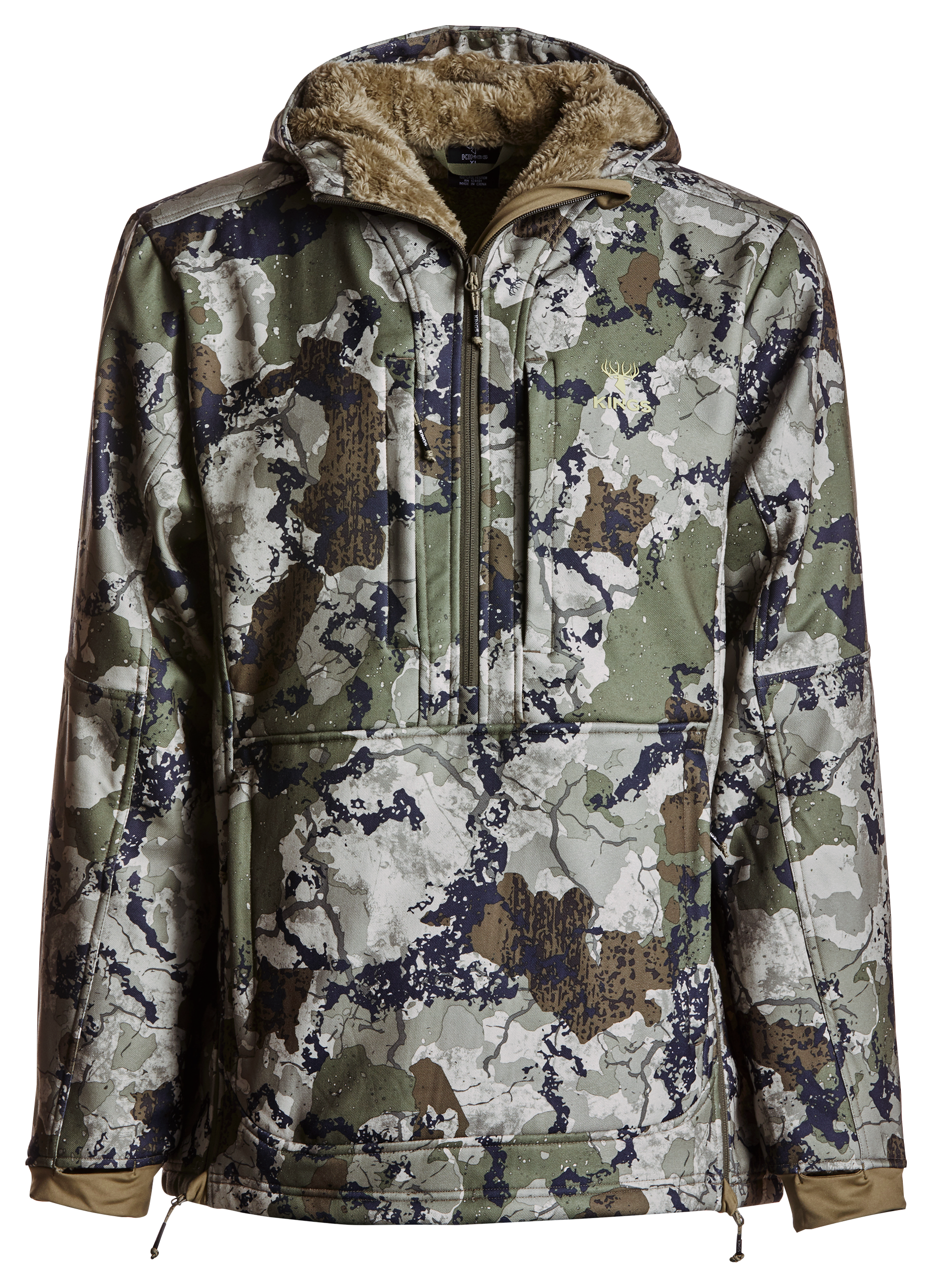 Image of Kings Camo XKG Wind-Defender Anorak for Men - Kings Camo XK7 - L