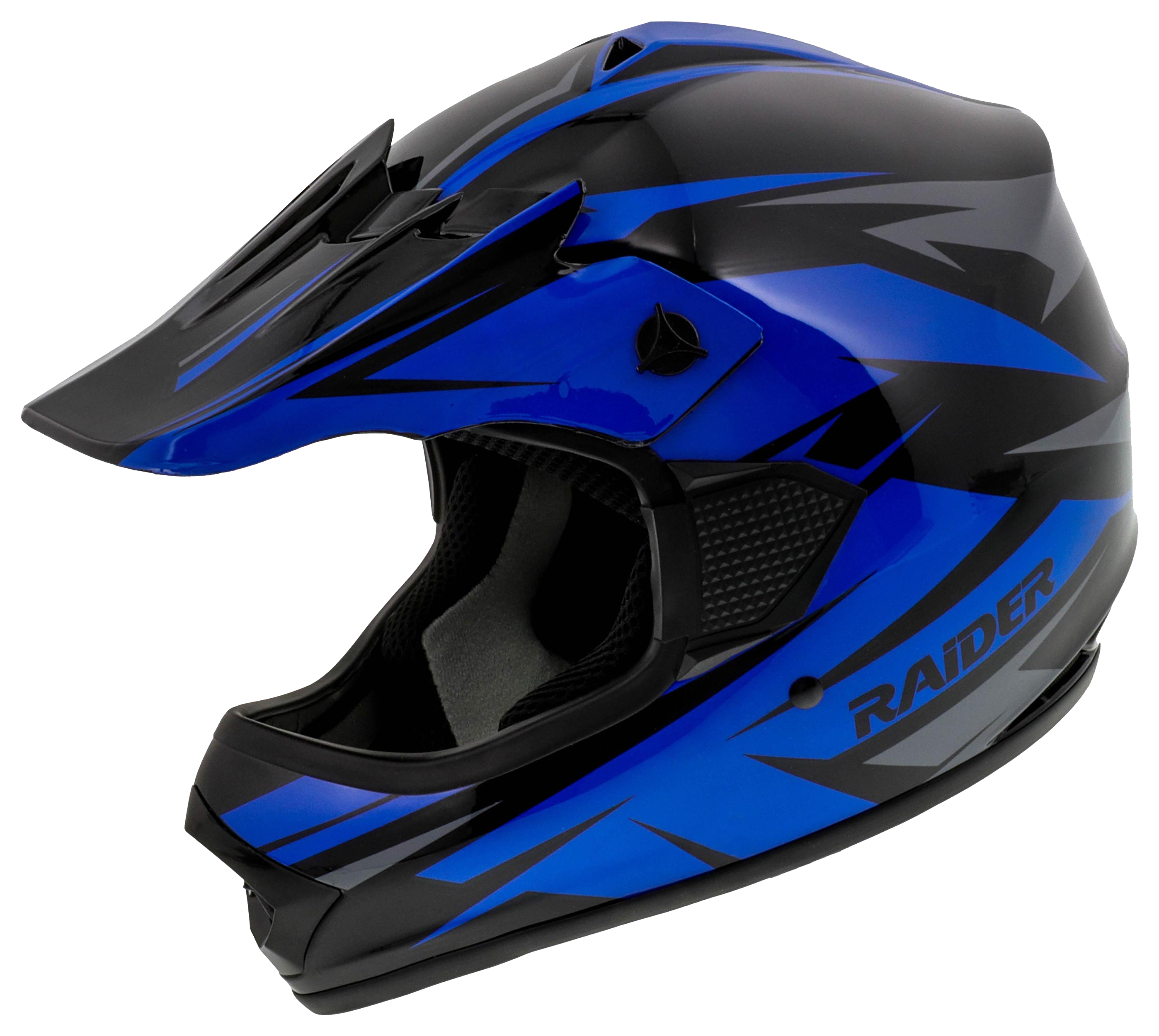 Image of Raider GX4 MX Helmet for Youth - L - Blue