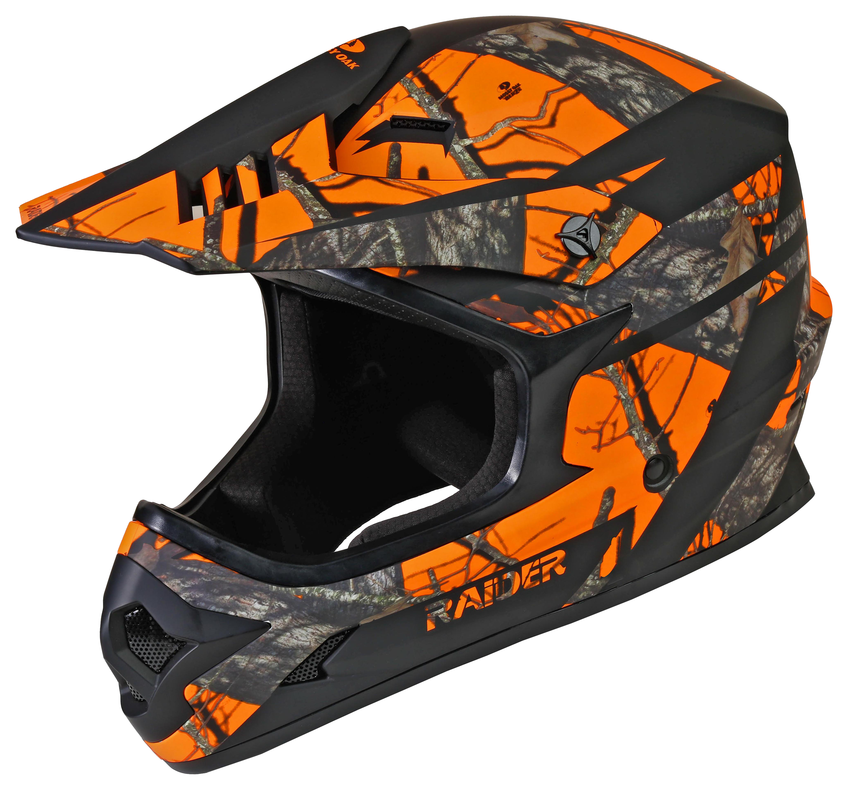 Image of Raider Ambush V2 MX Camo Helmet for Adults - L - Mossy Oak Blaze