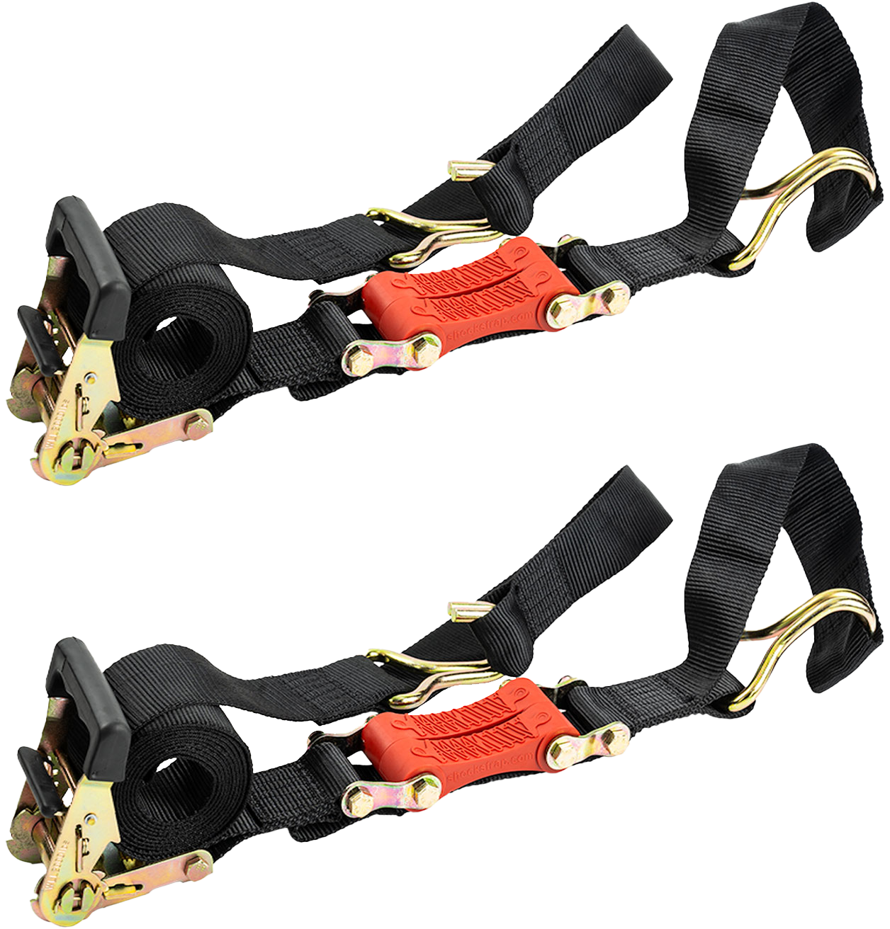The Perfect Bungee 9' ShockStrap Rachet Strap 2-Pack                                                                            
