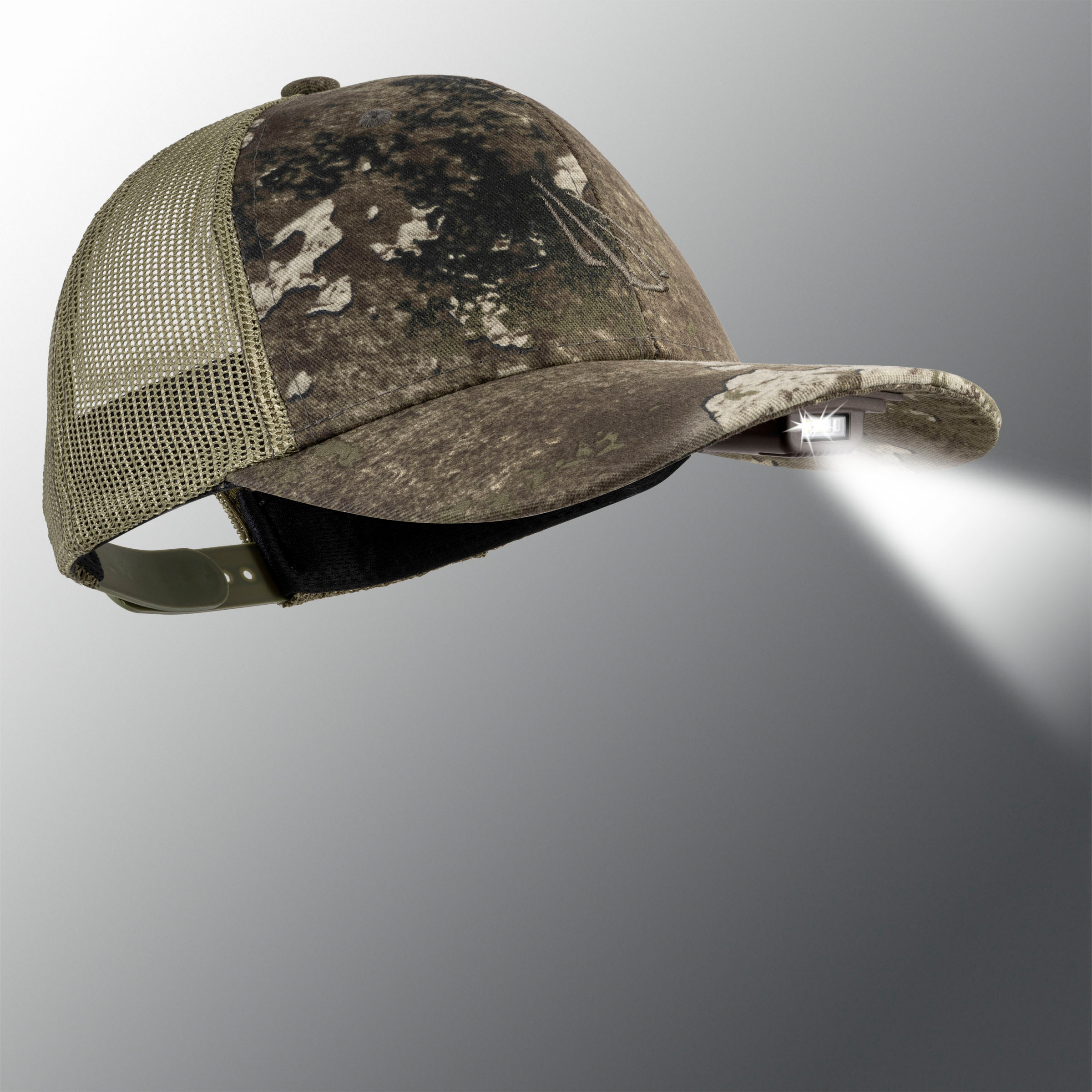 Image of POWERCAP 4.0 Rechargeable LED Headlamp Structured Cap - TrueTimber Strata