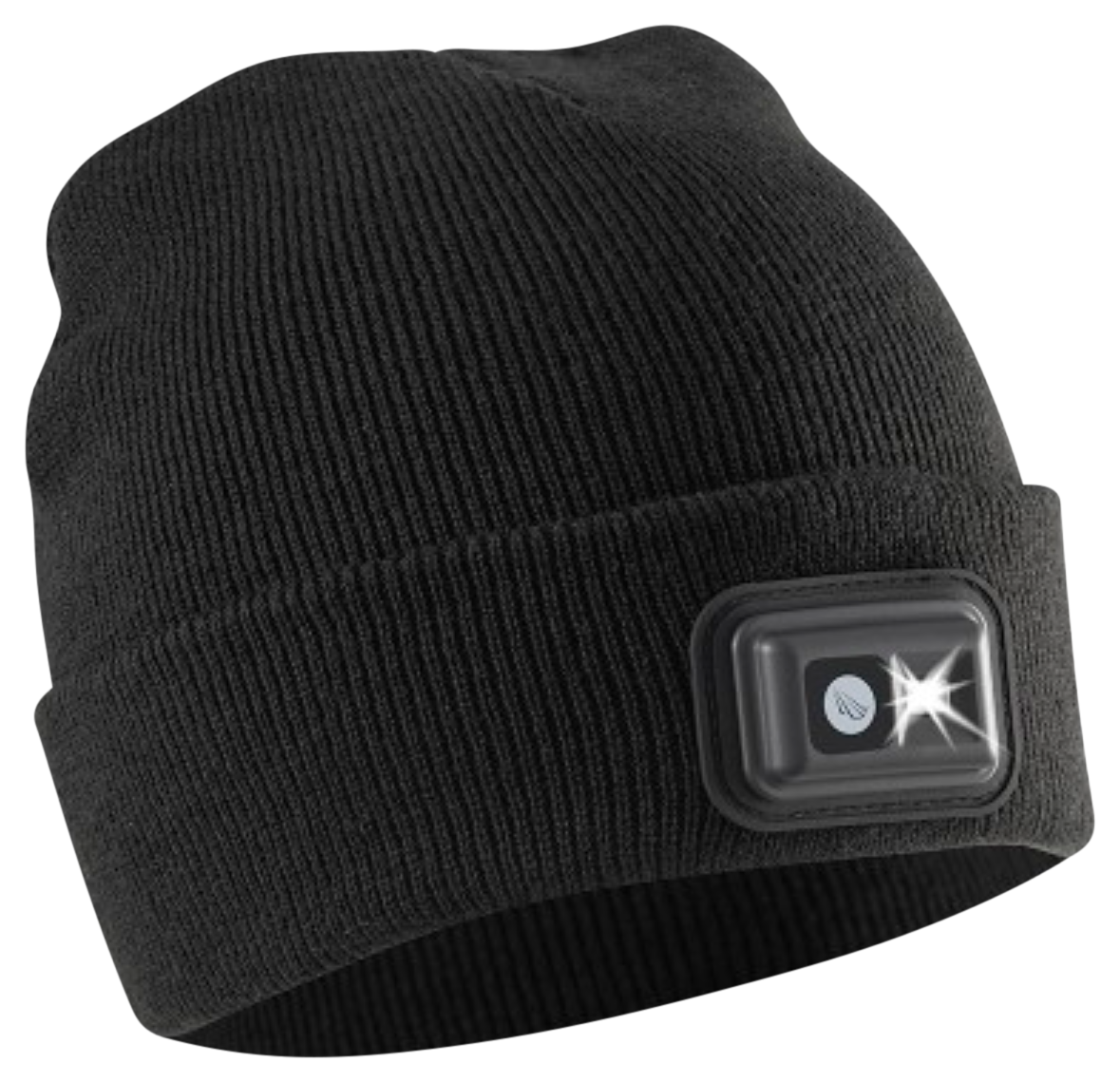 Image of POWERCAP 2.5 Rechargeable LED Headlamp Beanie - Black