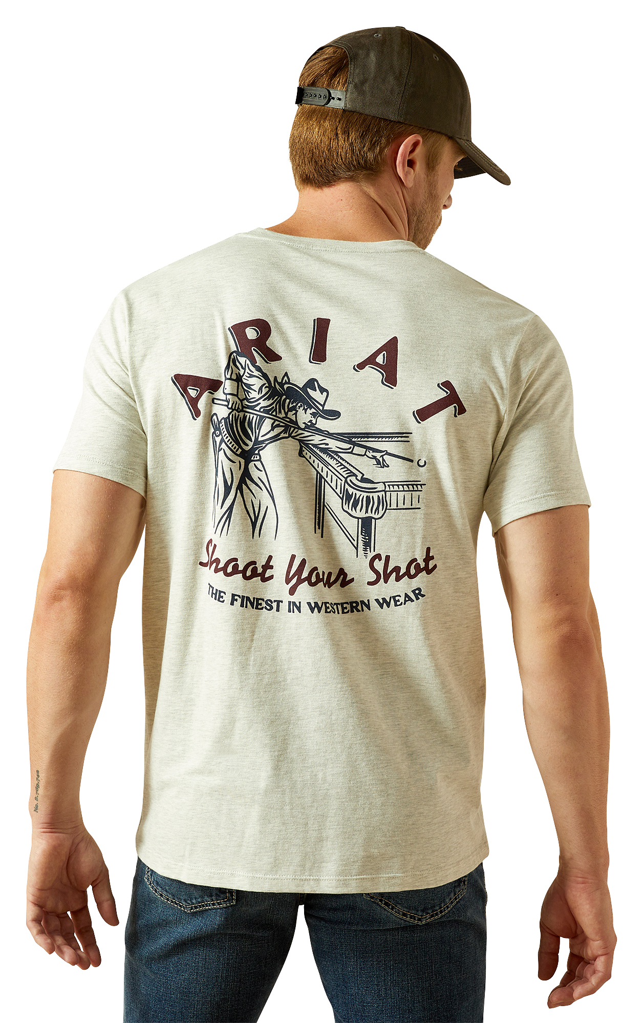 ARIAT Straight Shooter Short-Sleeve T-Shirt for Men