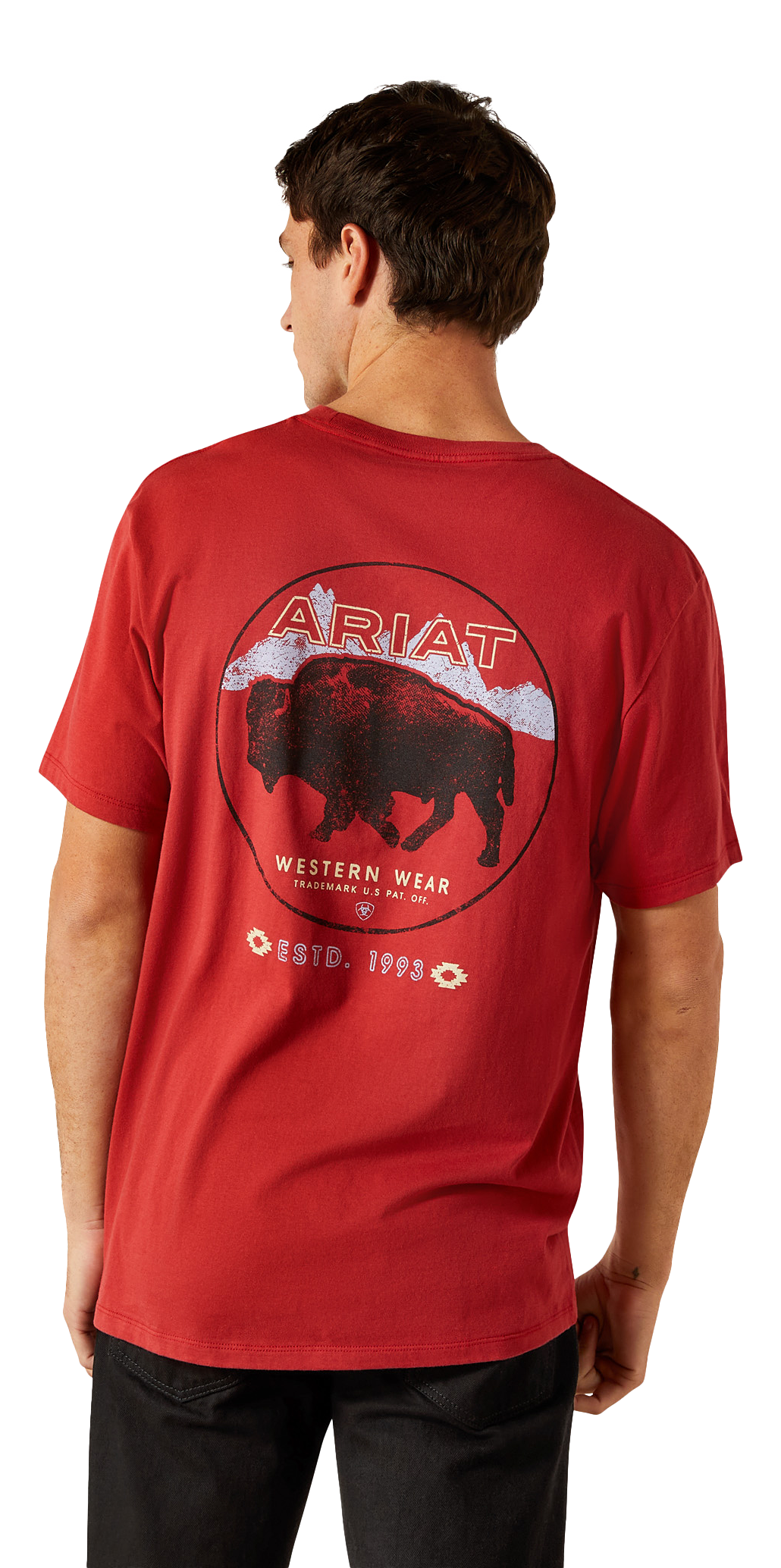 Image of Ariat Patriot Buffalo Coin Short-Sleeve T-Shirt for Men