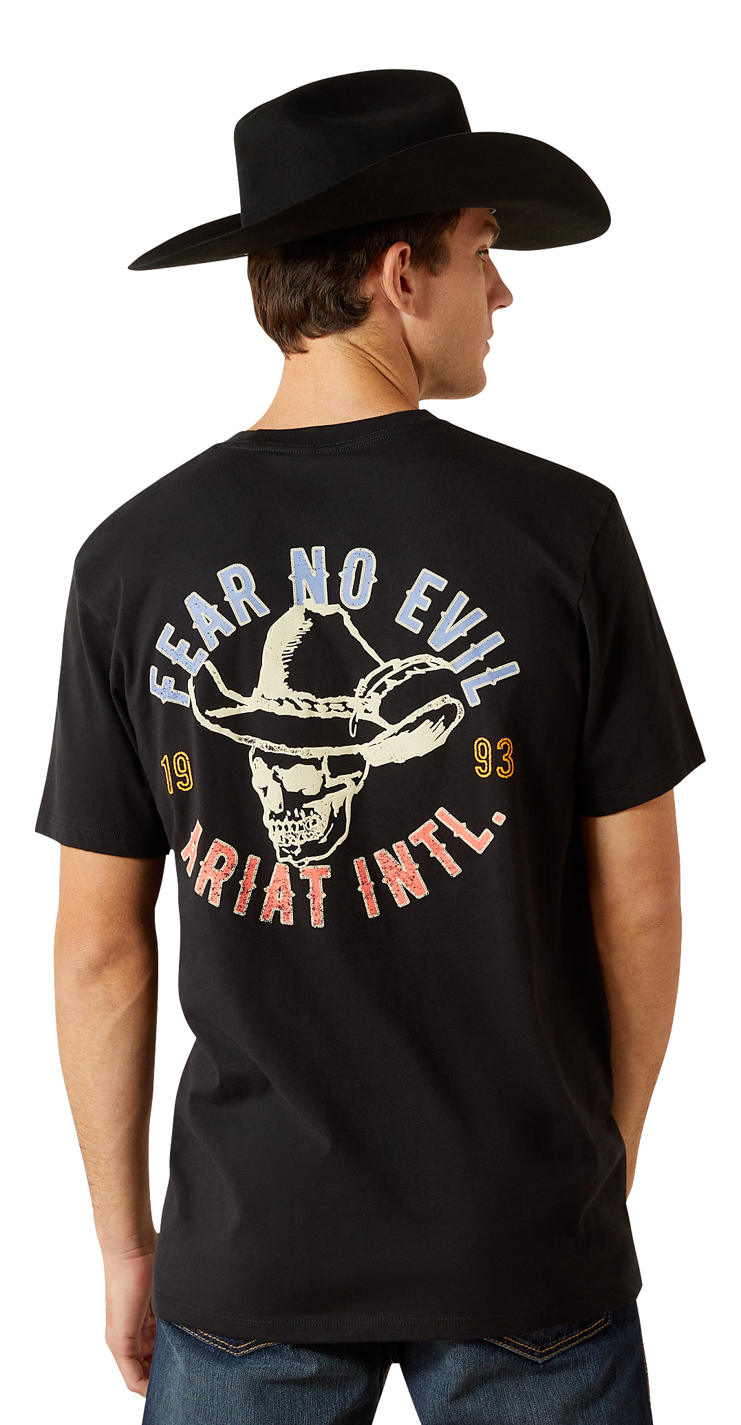 ARIAT Stitched Skull Short-Sleeve T-Shirt for Men