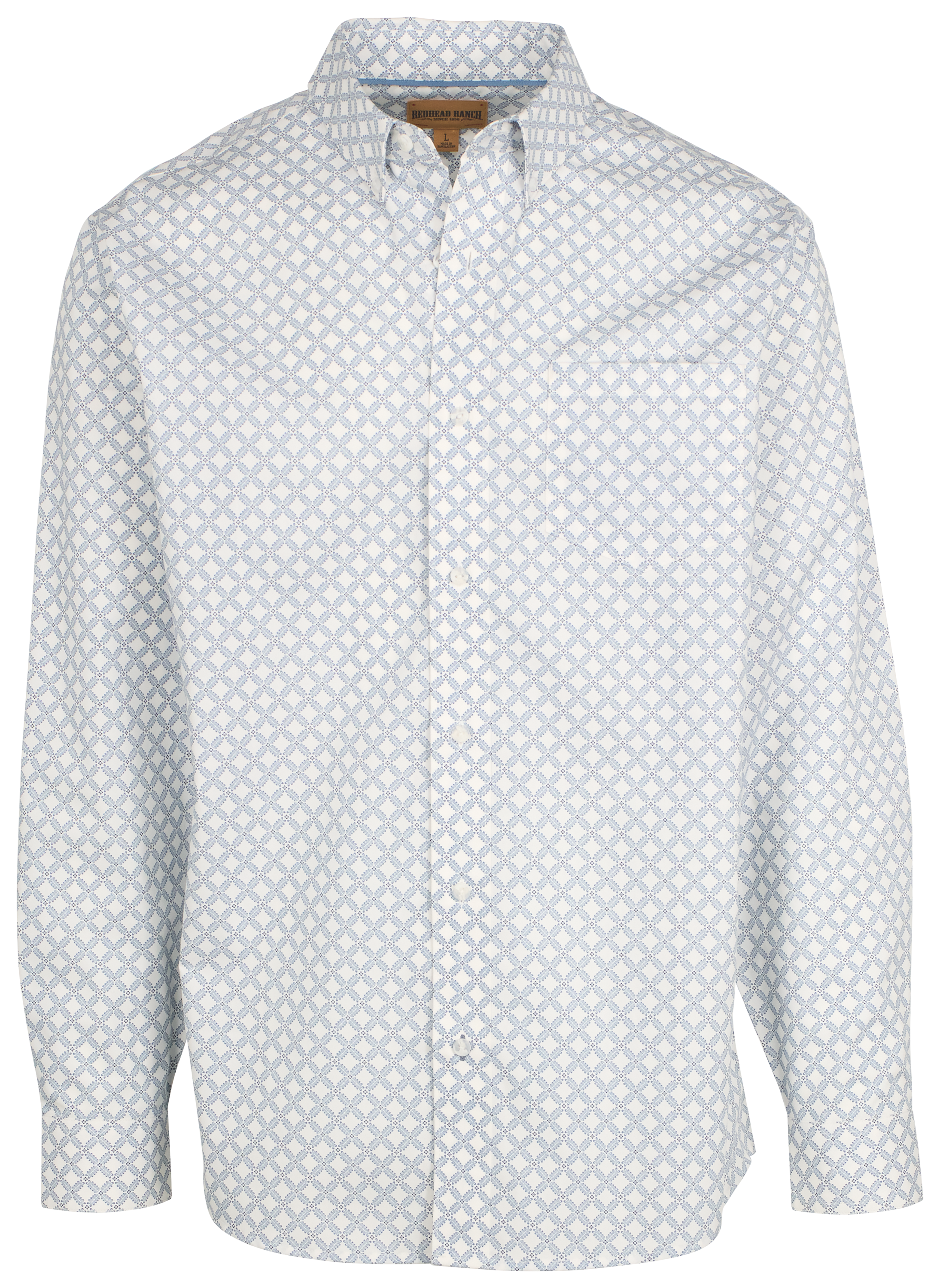 Image of RedHead Ranch Rifle Falls Wrinkle-Free Button-Down Long-Sleeve Shirt - Citadel