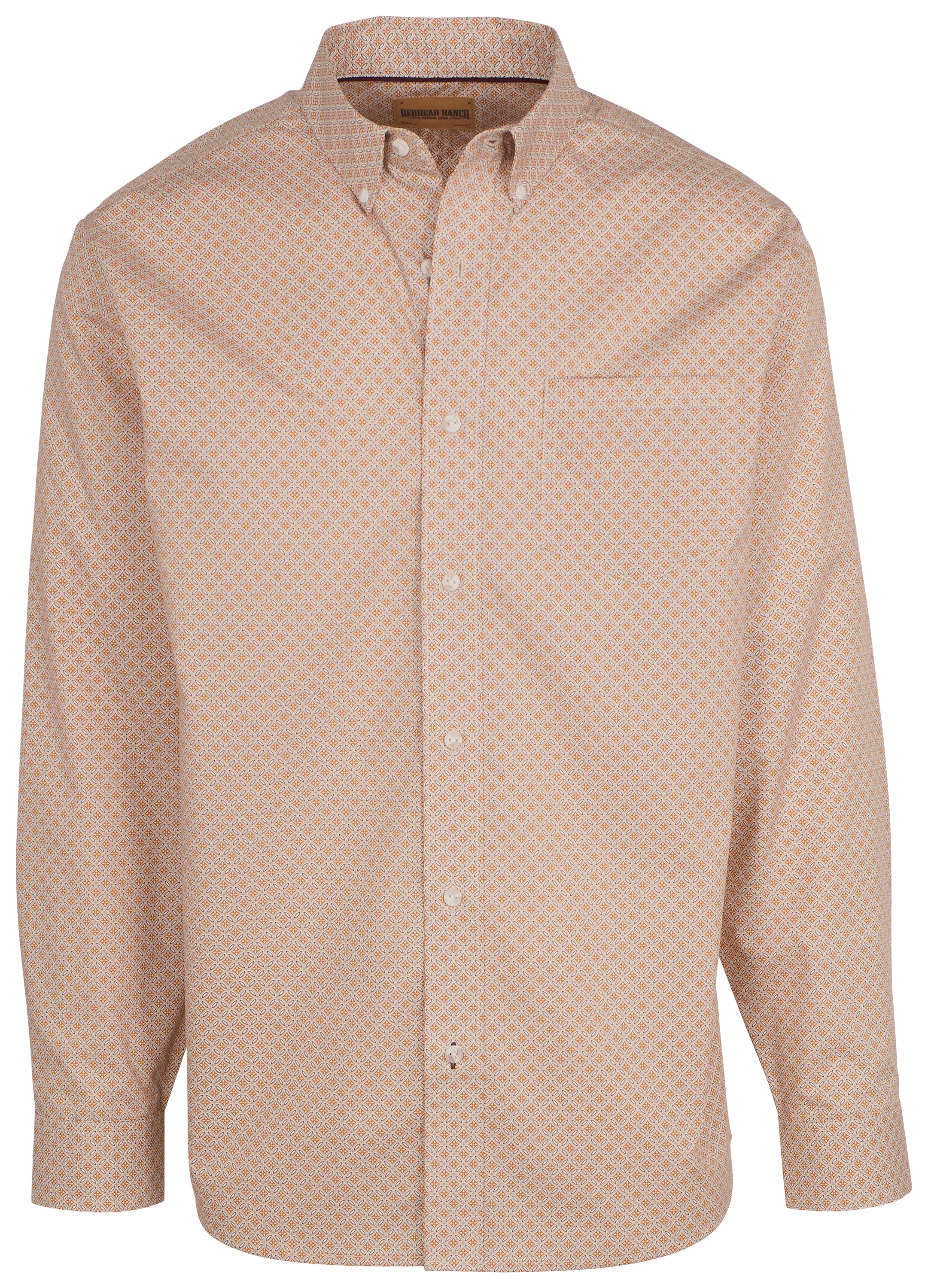 Image of RedHead Ranch Rifle Falls Wrinkle-Free Button-Down Long-Sleeve Shirt - Meerkat 2