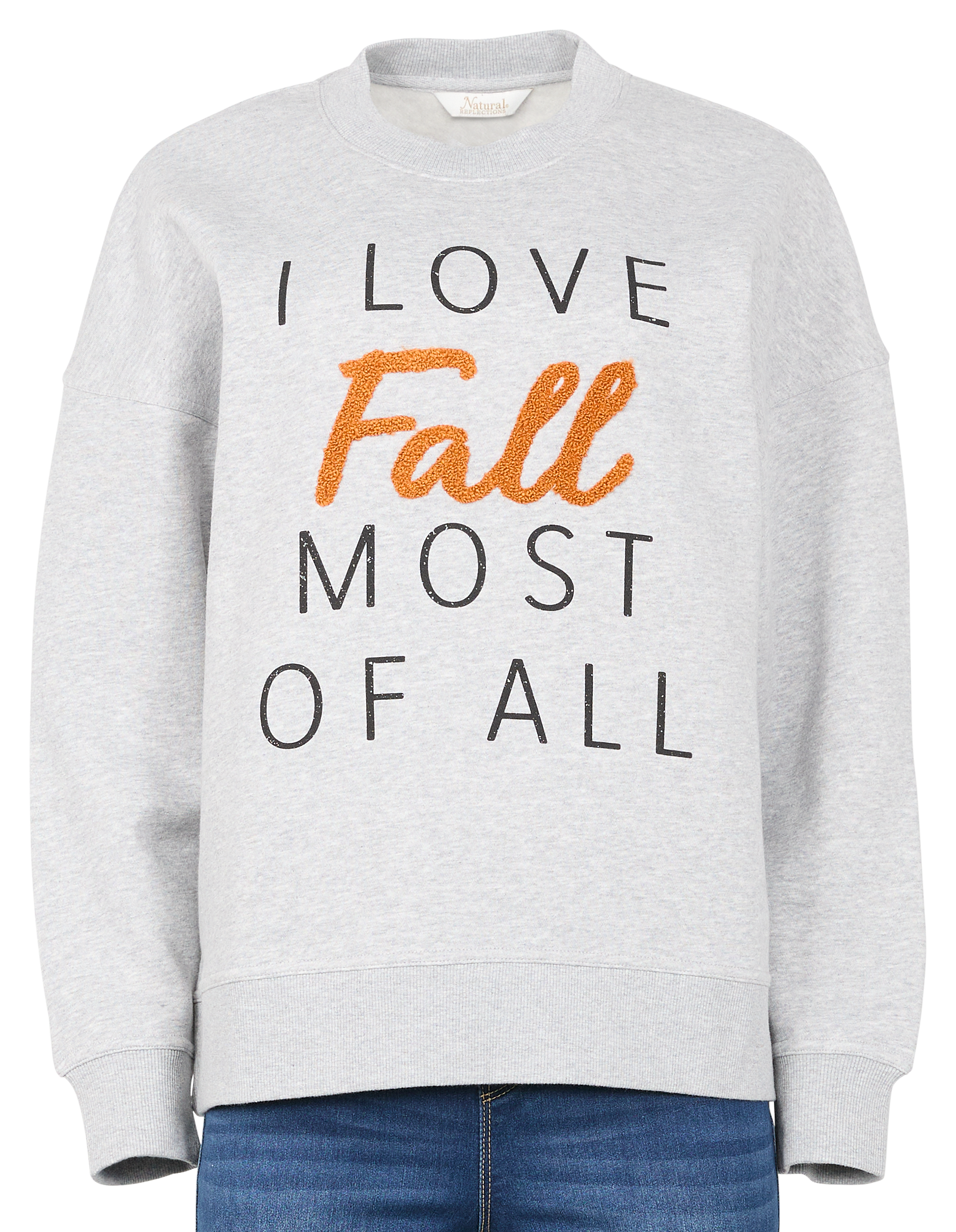 Image of Natural Reflections Flannel Long-Sleeve Pajama Shirt for Ladies - Griffin Heather