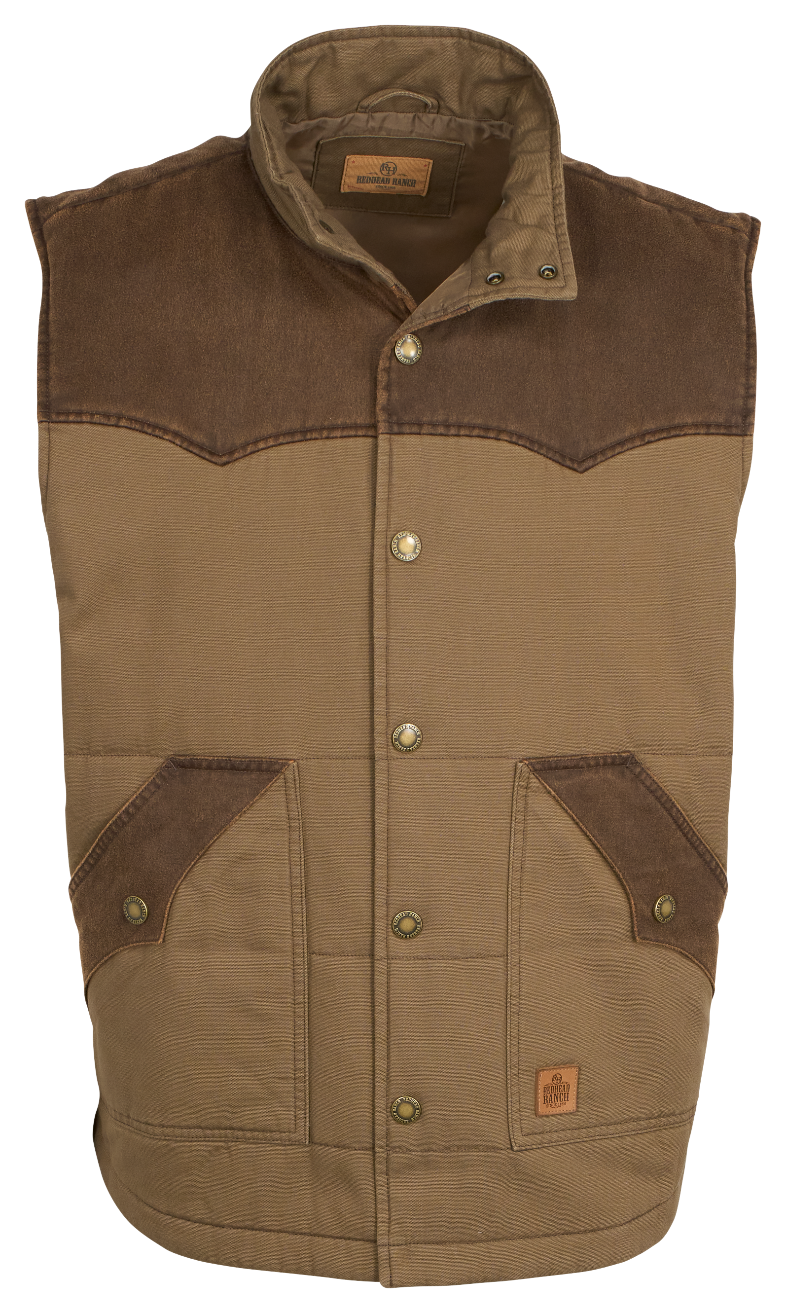 Image of RedHead Ranch Poplar River Canvas Vest - Shitake