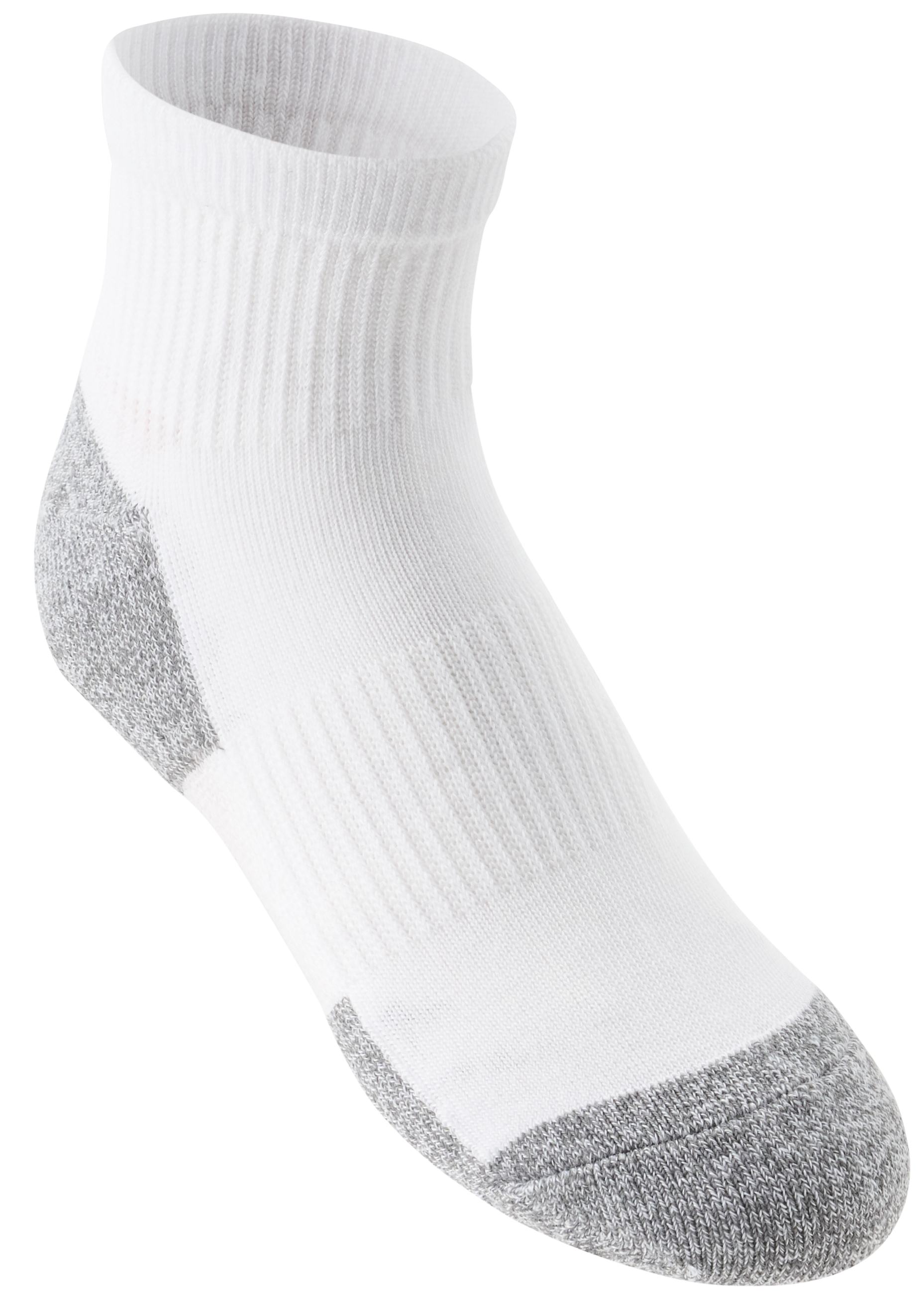 Image of Bass Pro Shops Performance Quarter Socks for Kids 6-Pack - White