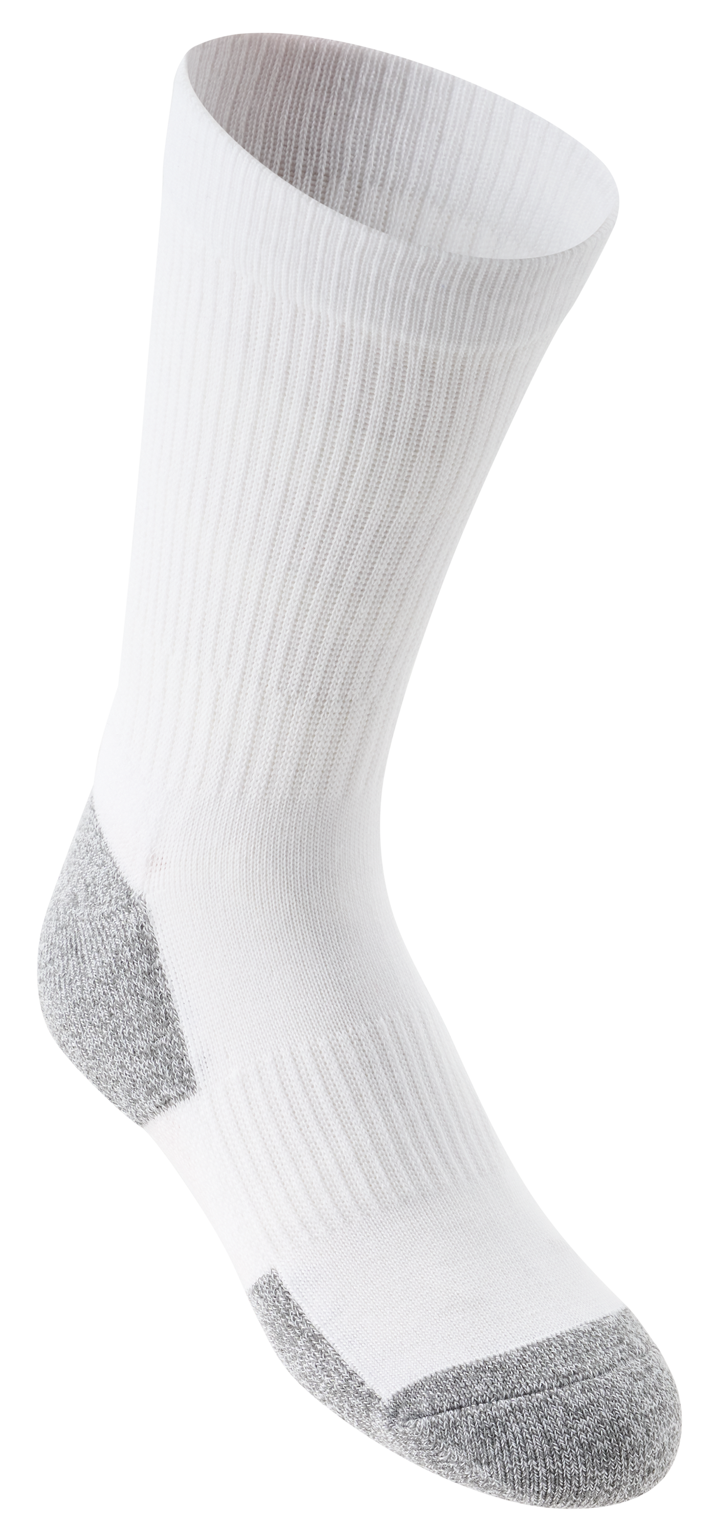 Image of Bass Pro Shops Performance Crew Socks for Kids 6-Pack - White