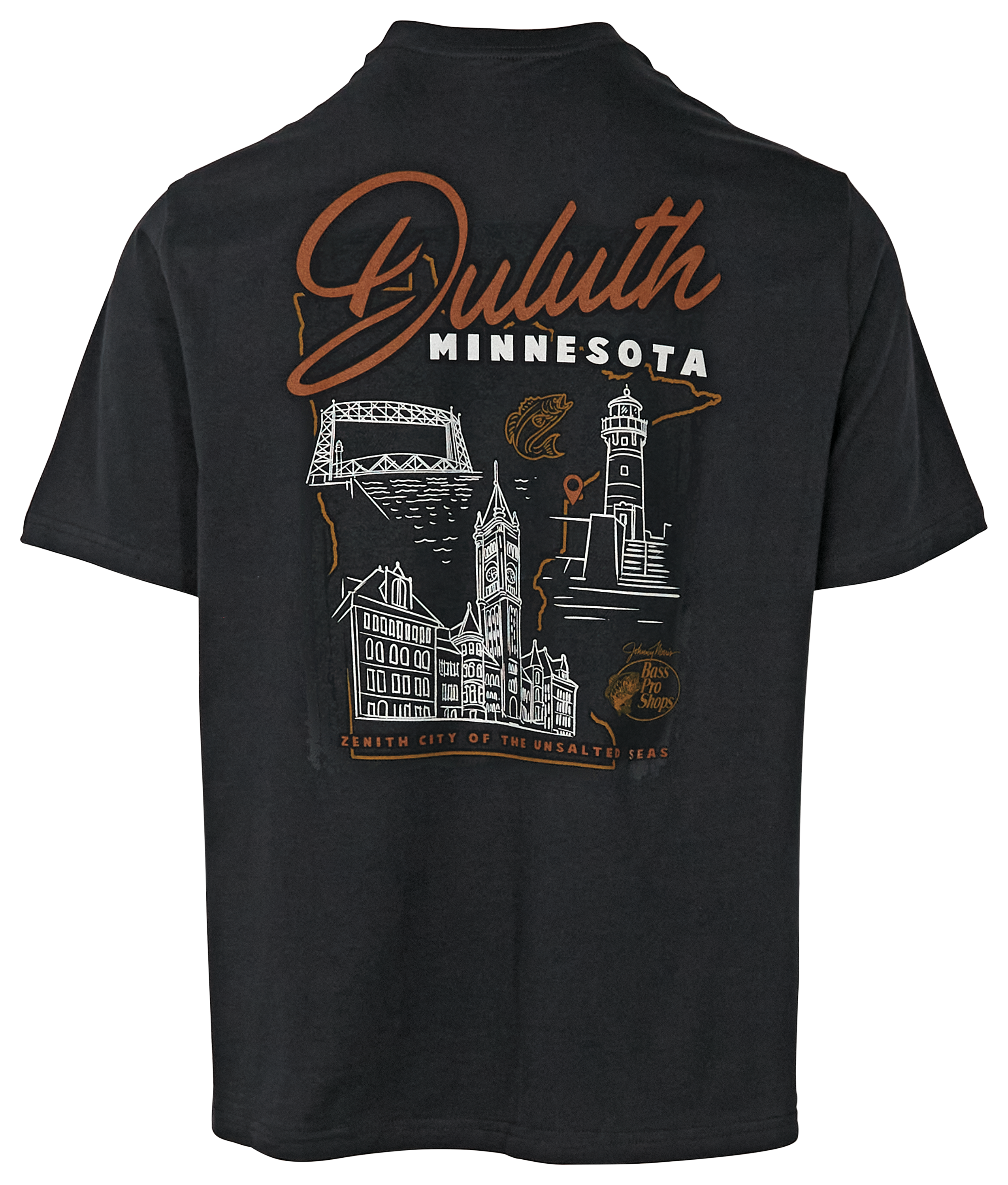 Image of Bass Pro Shops Duluth Icons Short-Sleeve T-Shirt for Men - Black - 3XL