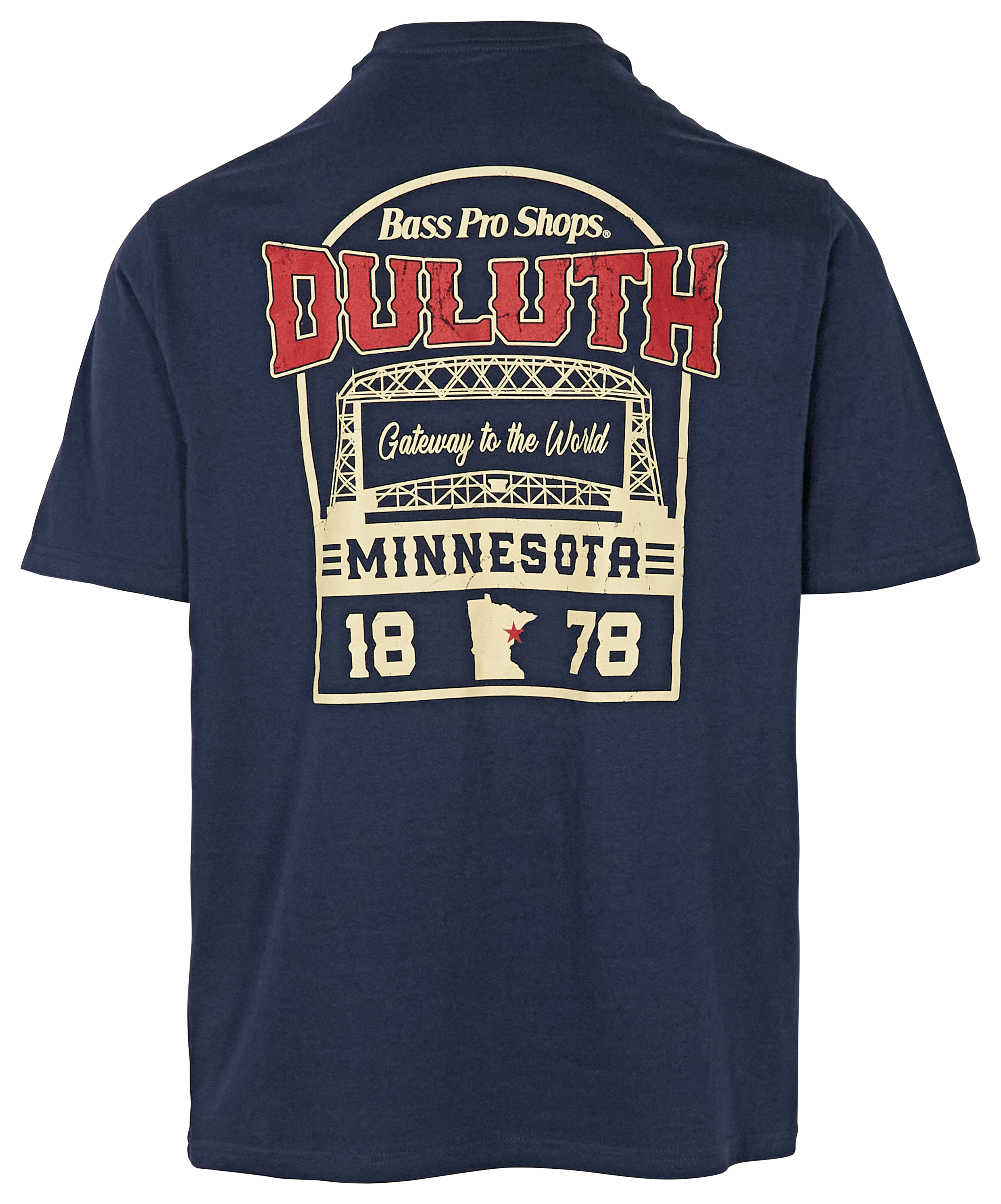 Image of Bass Pro Shops Duluth Gateway to the World Short-Sleeve T-Shirt for Men - Navy