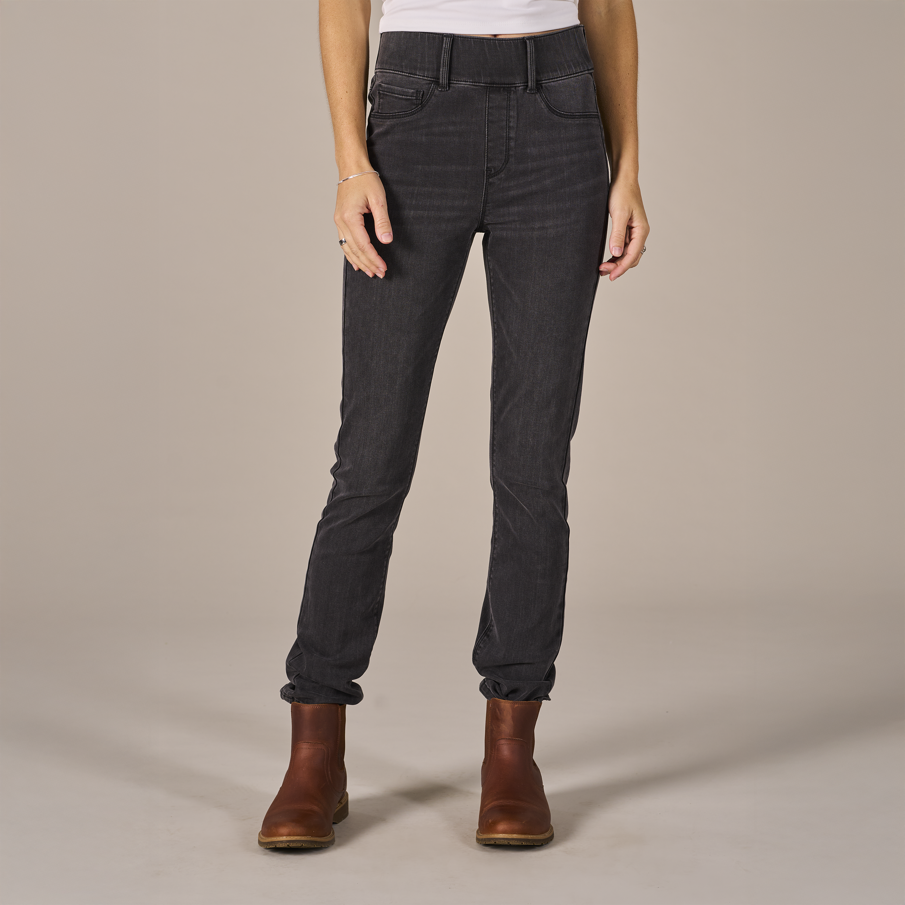 Image of Natural Reflections Lucy Denim Jeggings - Charcoal Wash