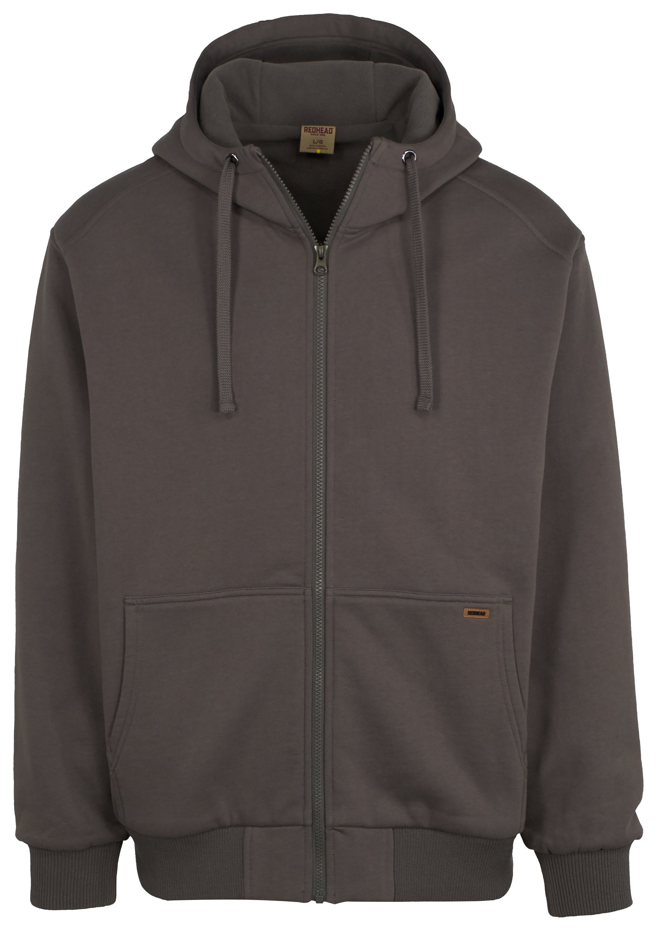 Image of RedHead Pro Series Fleece-Lined Hooded Jacket for Men - Graphite - M