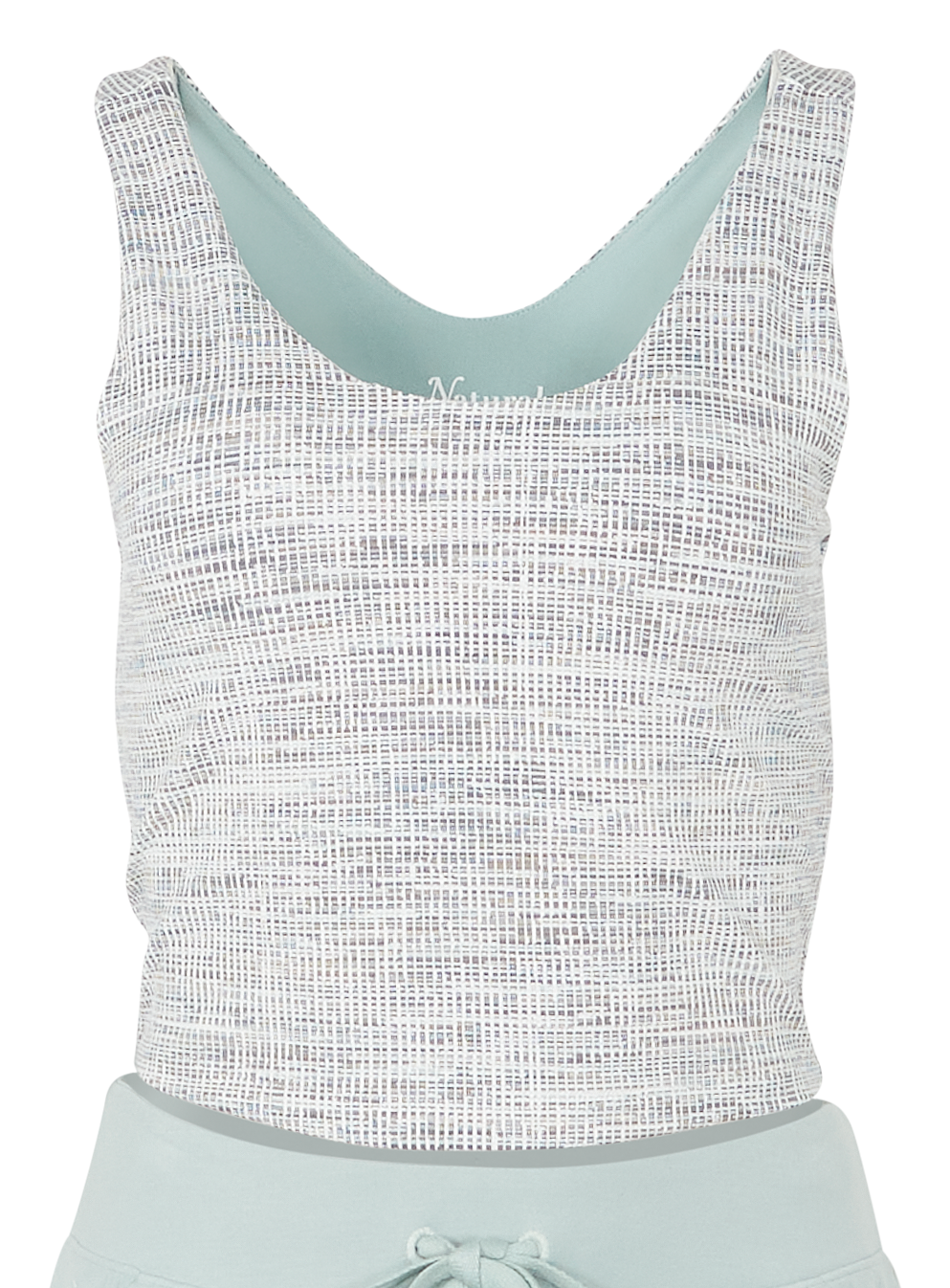 Image of Natural Reflections Space Dye Cami - Mist Gray